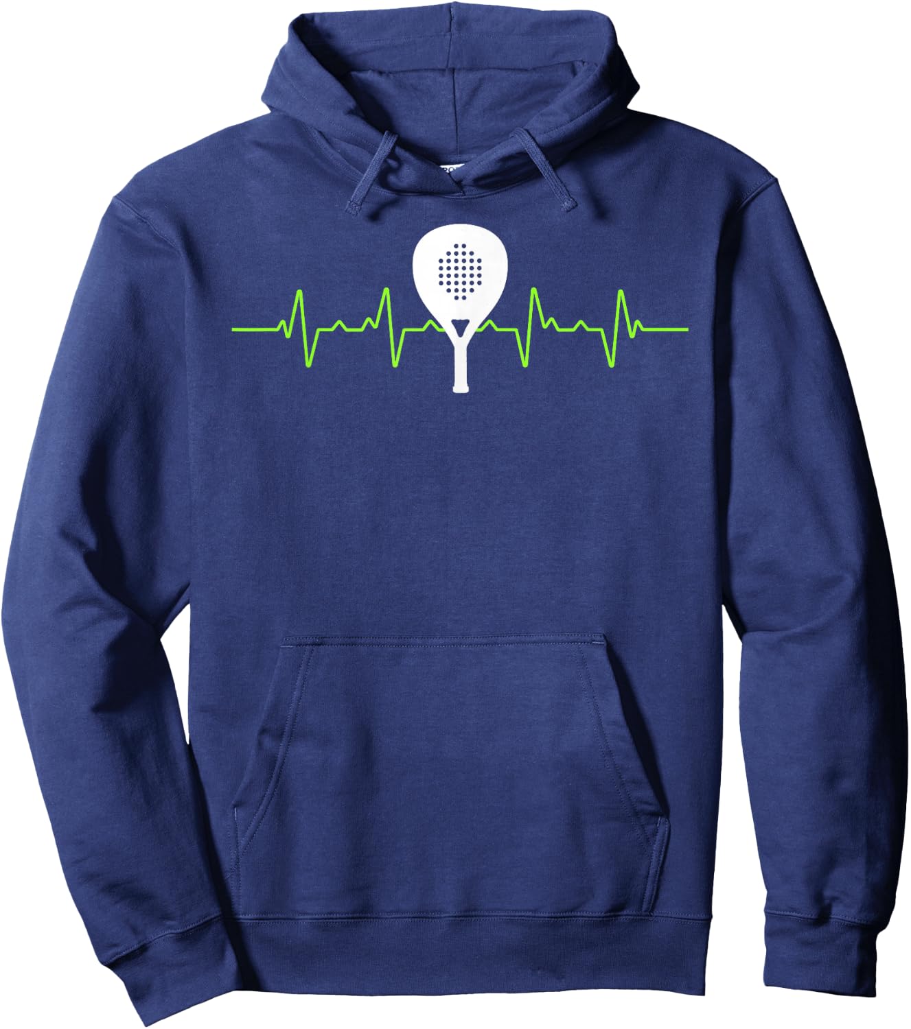Padel Heartbeat Padel Player Paddle Tennis Padel Tennis Hoodie - Hoodie | Navy