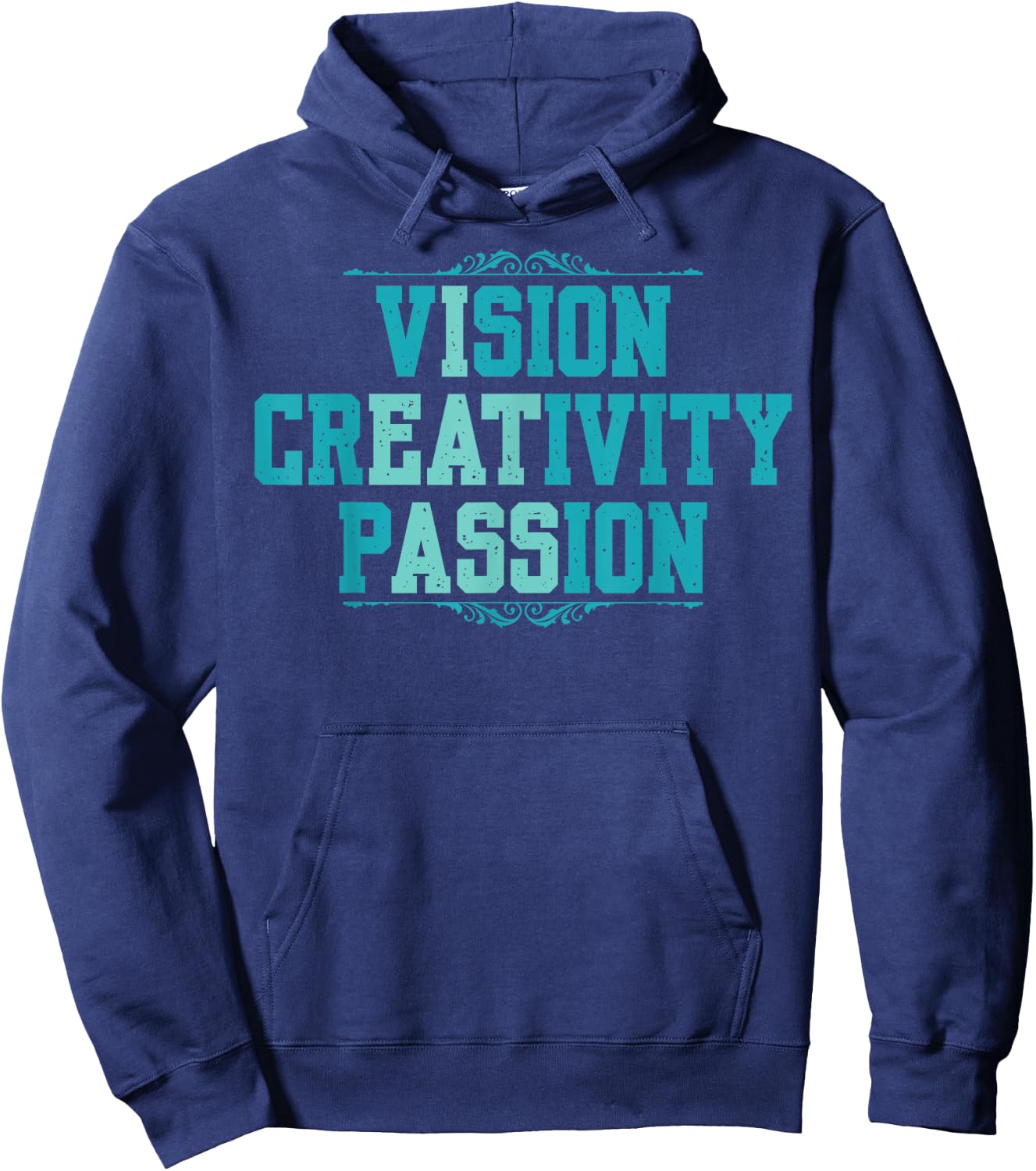 Vision Creativity Passion Funny Graphic Designer Art Lover Hoodie - Hoodie | Navy