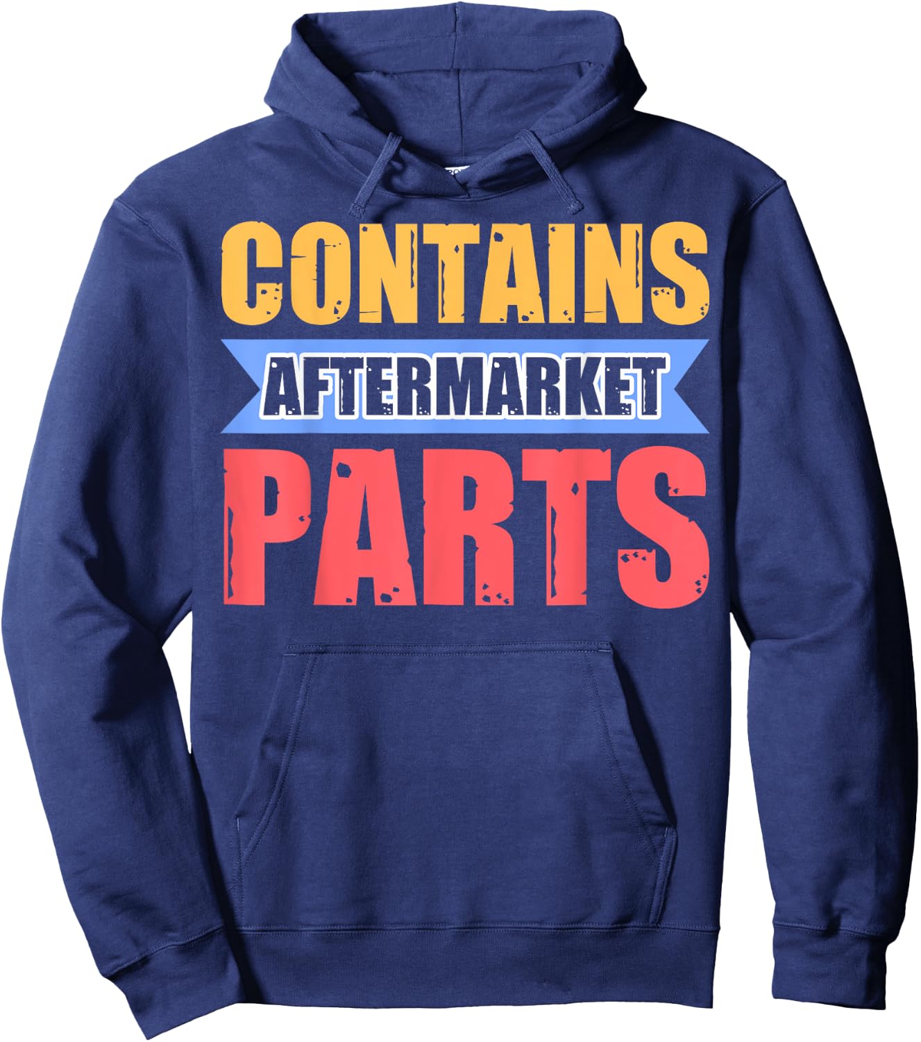 Contains Aftermarket Parts Post Knee Replacement Hoodie - Hoodie | Navy