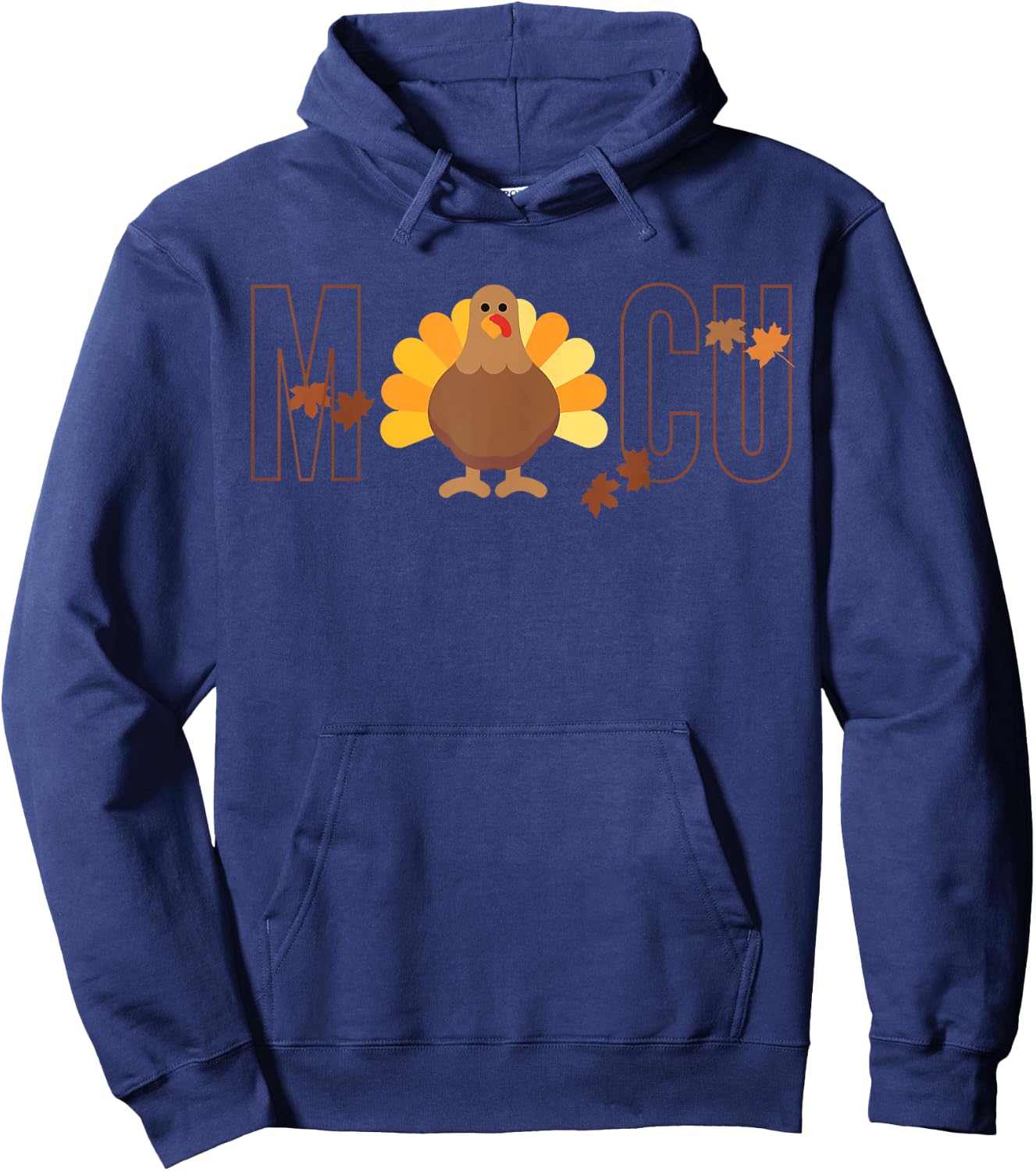 MICU Nurse Fall Turkey Medical Thanksgiving Hospital Party Hoodie - Hoodie | Navy