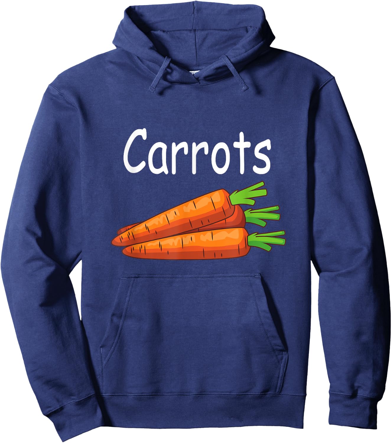 Funny Family Matching Halloween Costumes Peas and Carrots Hoodie - Hoodie | Navy