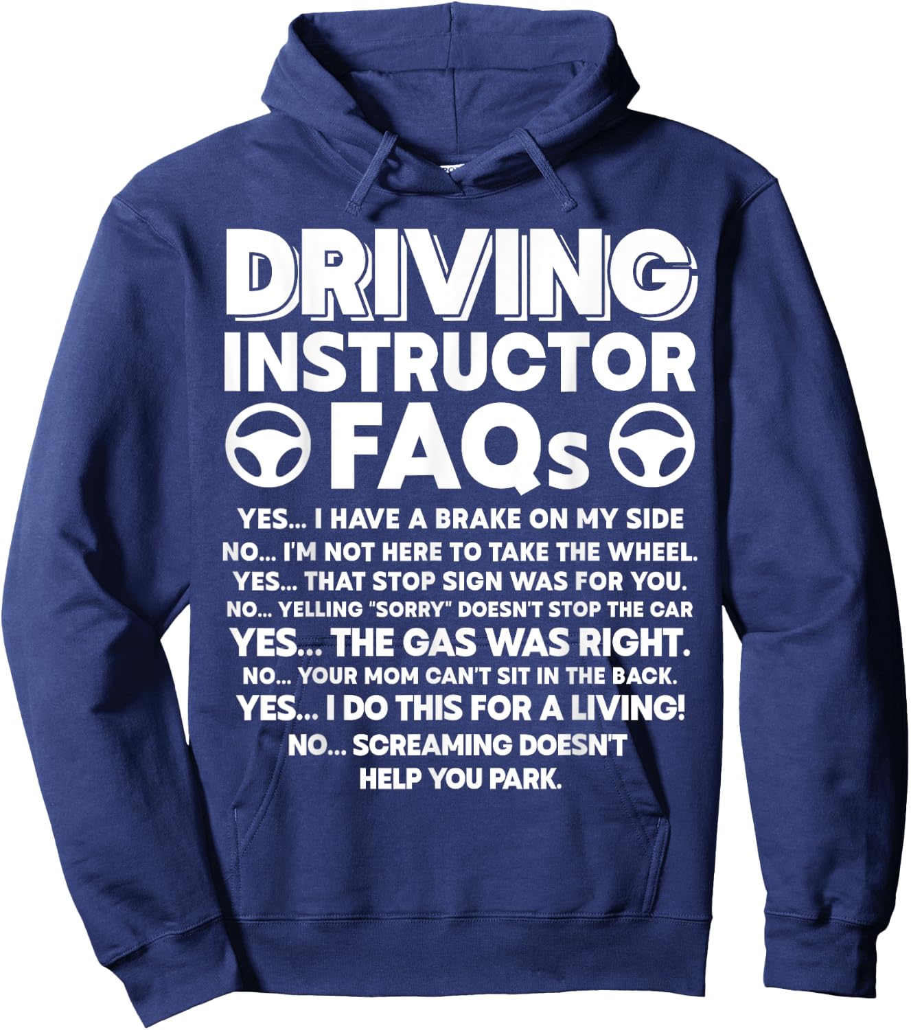 Driving Instructor Hoodie - Hoodie | Navy