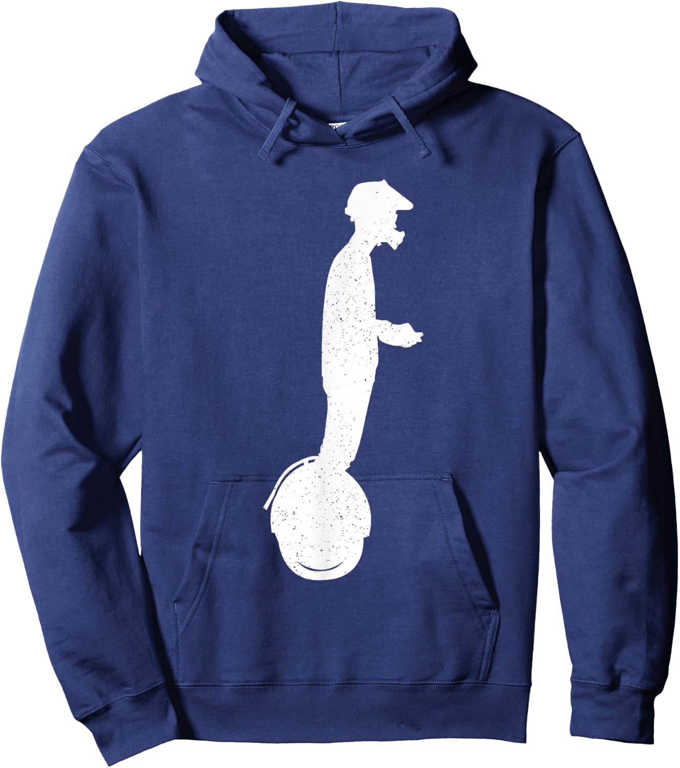 Funny Monowheel Design Women Electric Unicycle EUC Hoodie - Hoodie | Navy