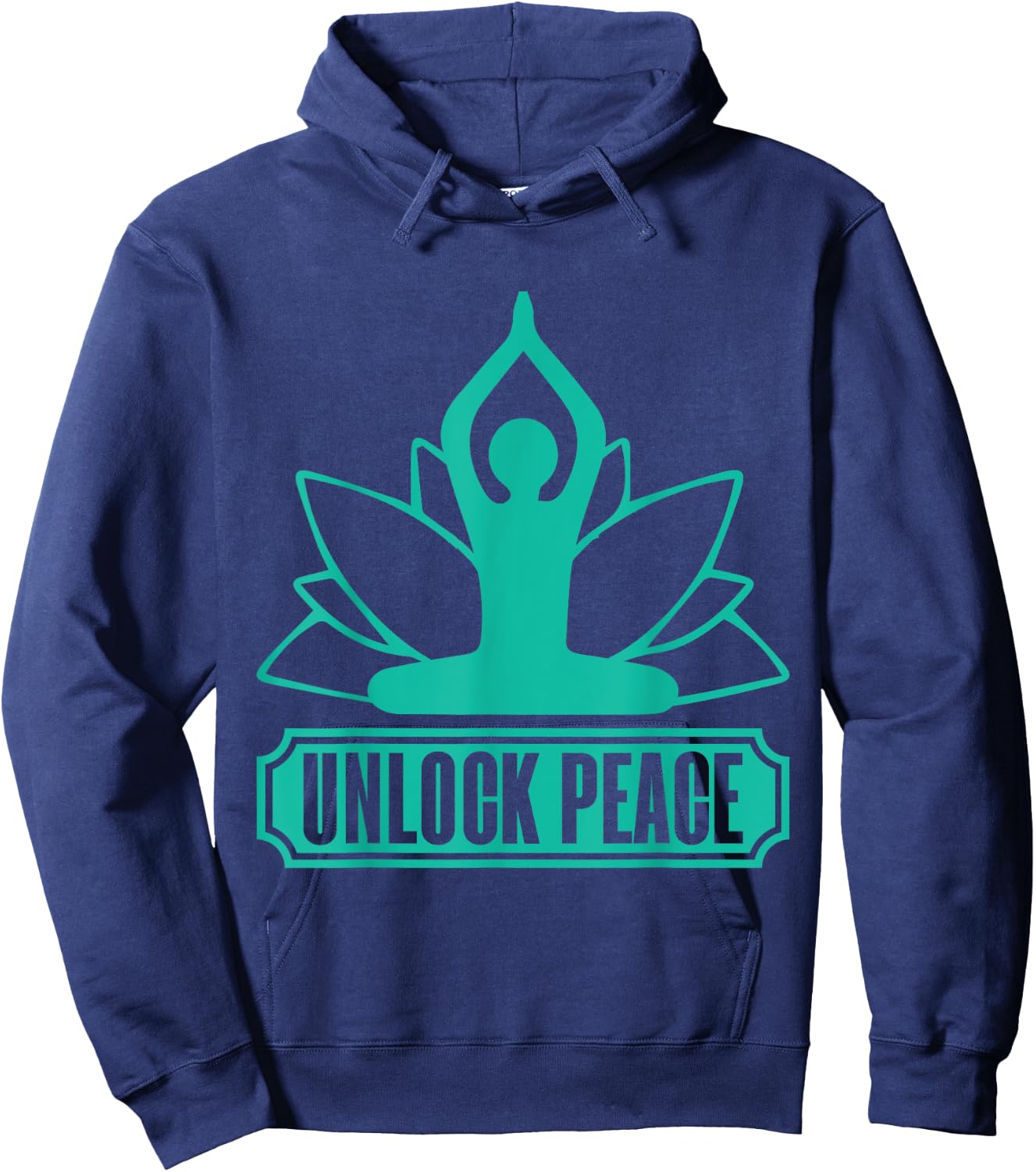Unlock Peace Meditation Hoodie - Hoodie | Navy