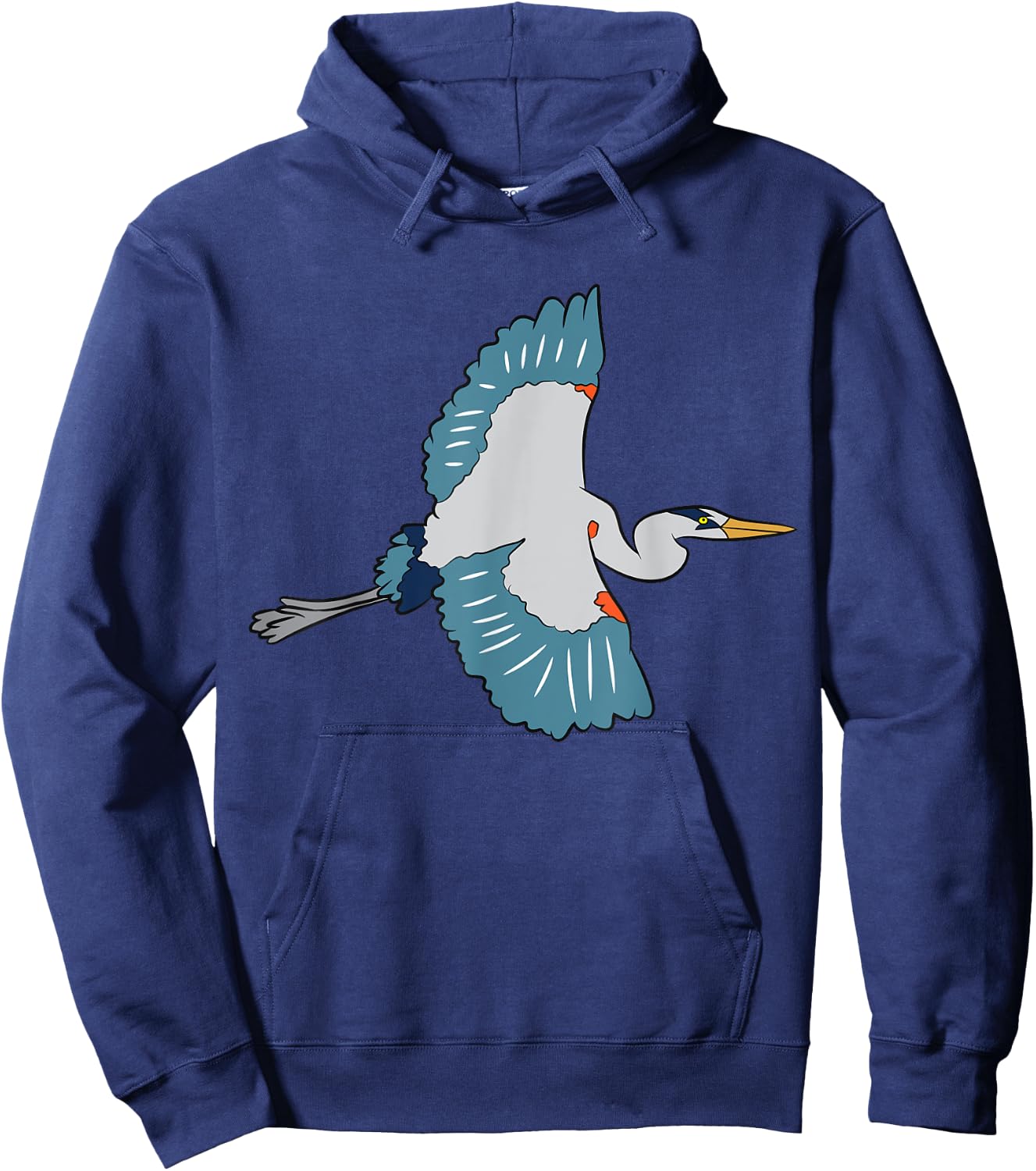 Great Blue Heron Bird Love Heron Birds Hoodie - Hoodie | Navy