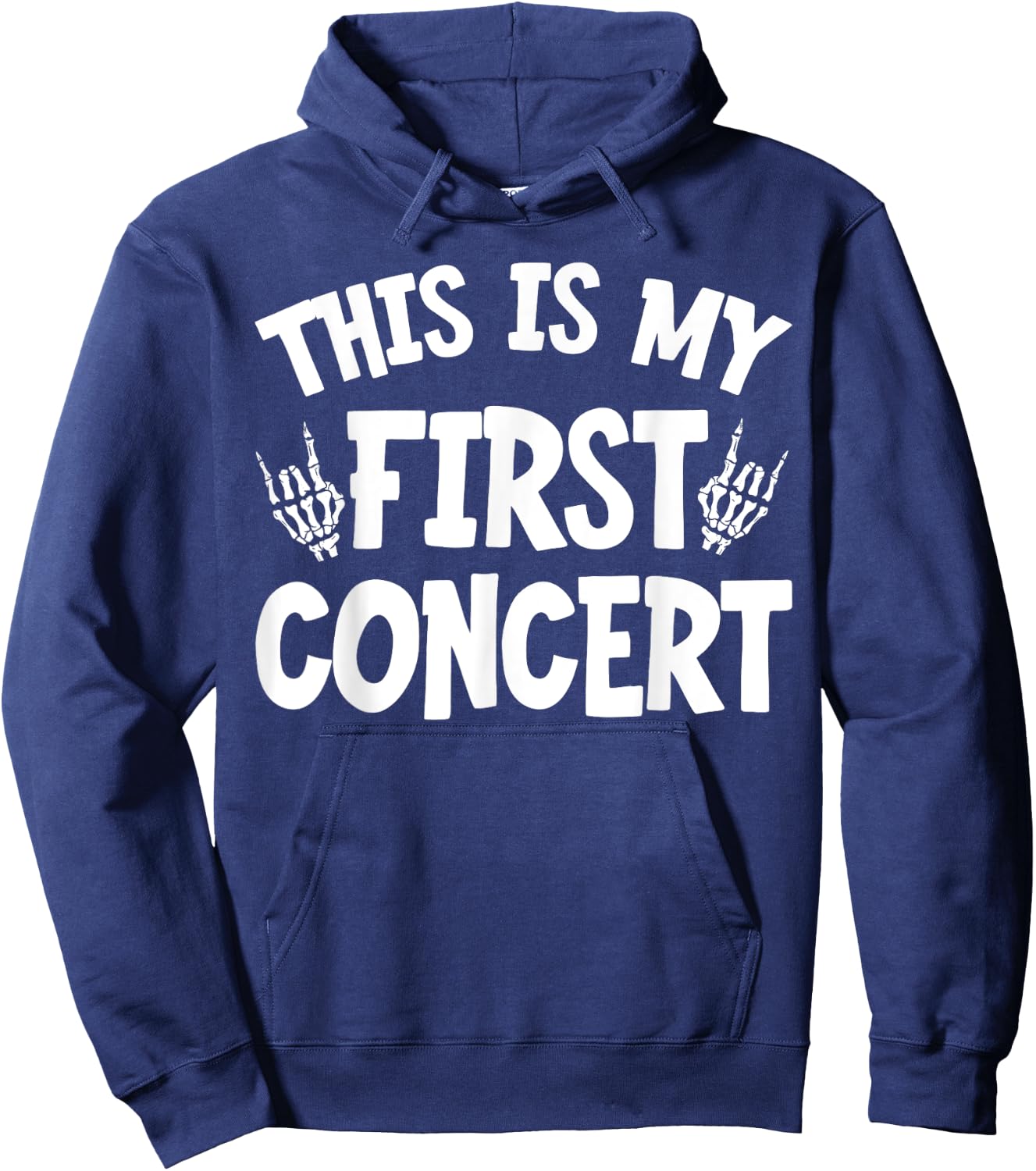 This Is My First Concert Hoodie - Hoodie | Navy
