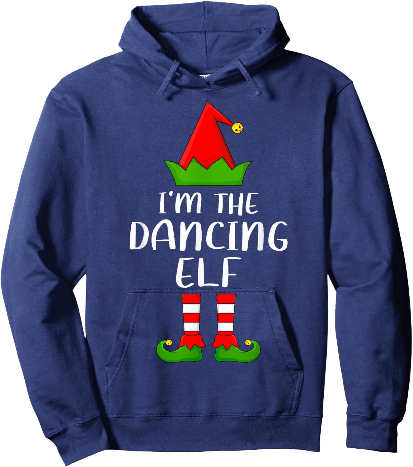 Matching Family Group I'm The Dancing Elf Christmas Hoodie - Hoodie | Navy