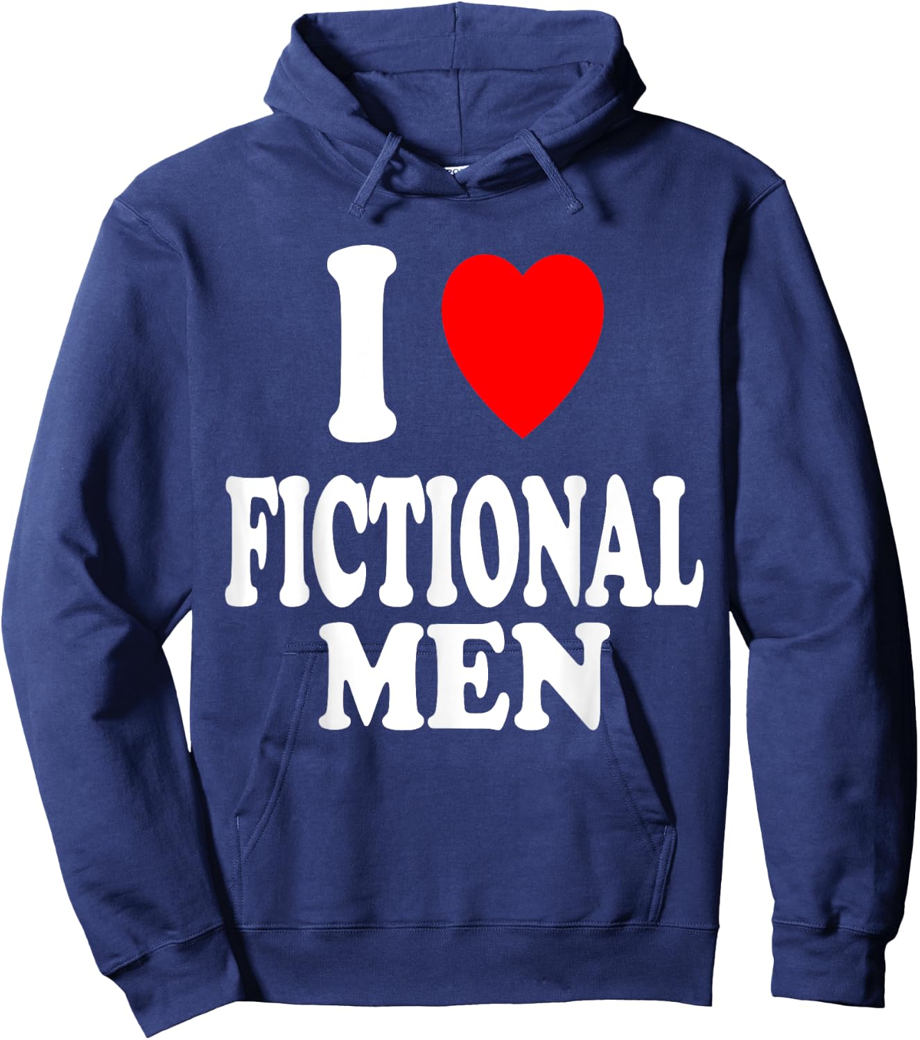 I Heart (Love) Fictional Men Book Movies Literature Reading Hoodie - Hoodie | Navy