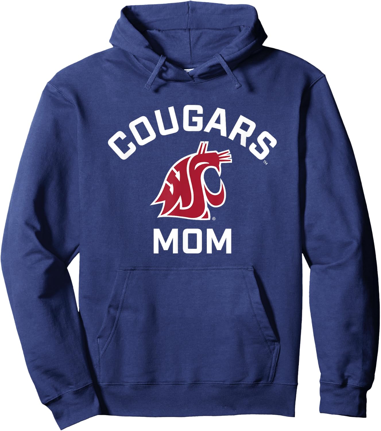 Washington State University Cougars Arched Mom Hoodie - Hoodie | Navy