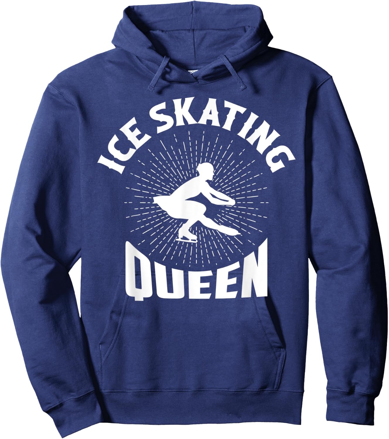 Ice Skating Queen Figure Skater Ice Skating Hoodie - Hoodie | Navy