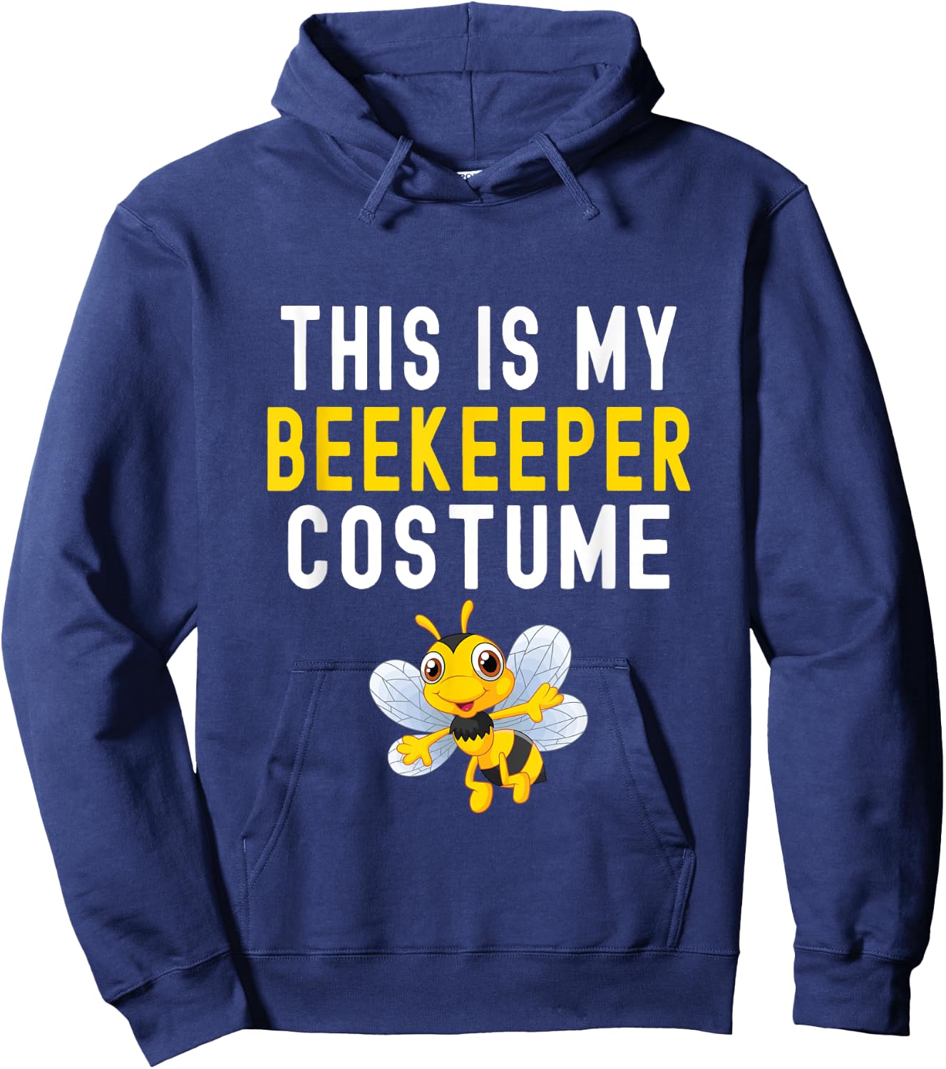 This Is My Beekeeper Costume Funny Bee Halloween Hoodie - Hoodie | Navy