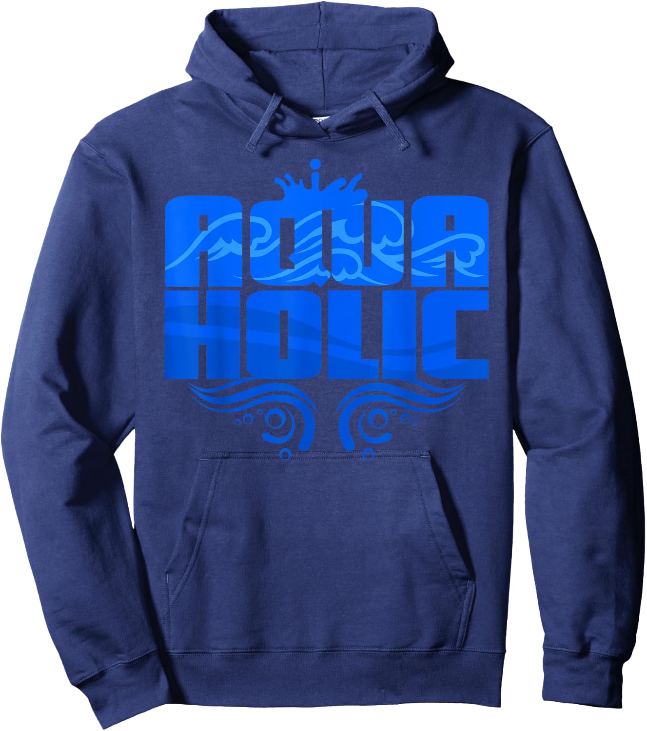Aquaholic Hoodie - Hoodie | Navy