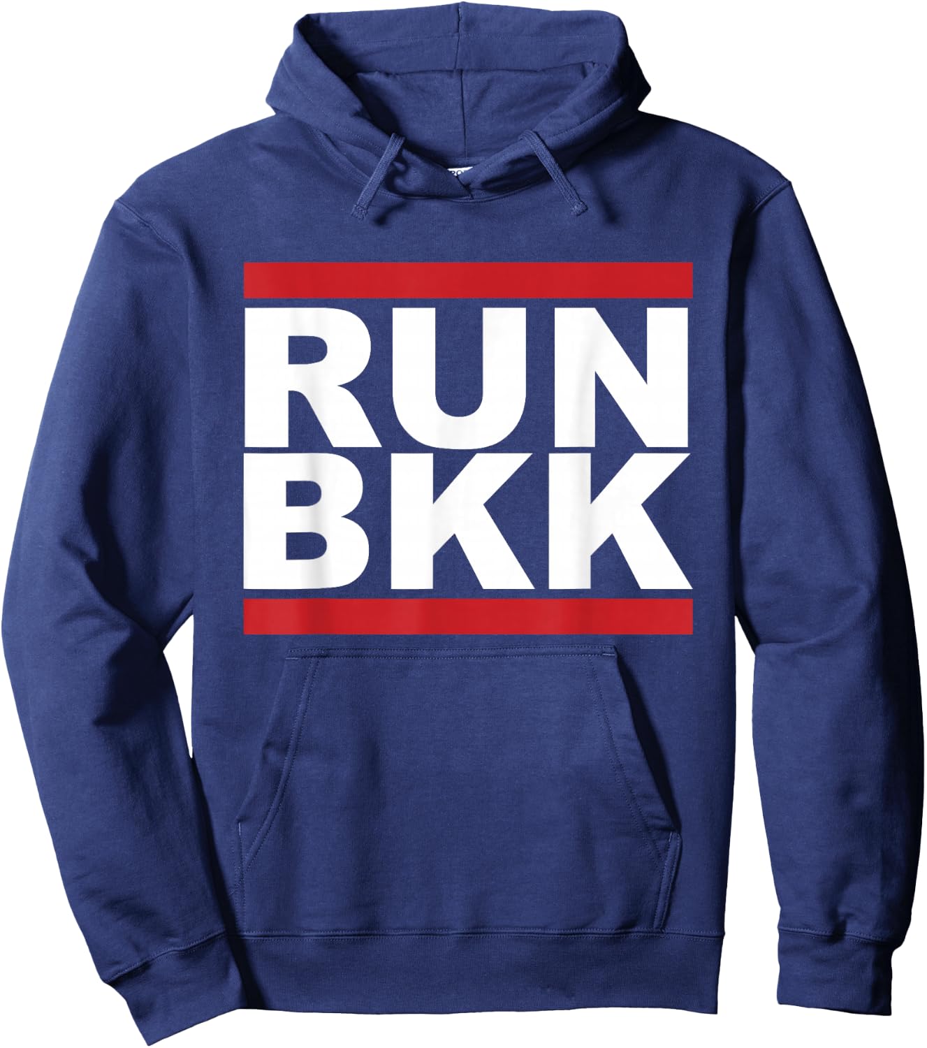Run BKK Bangkok Thailand Graphic Hoodie - Hoodie | Navy