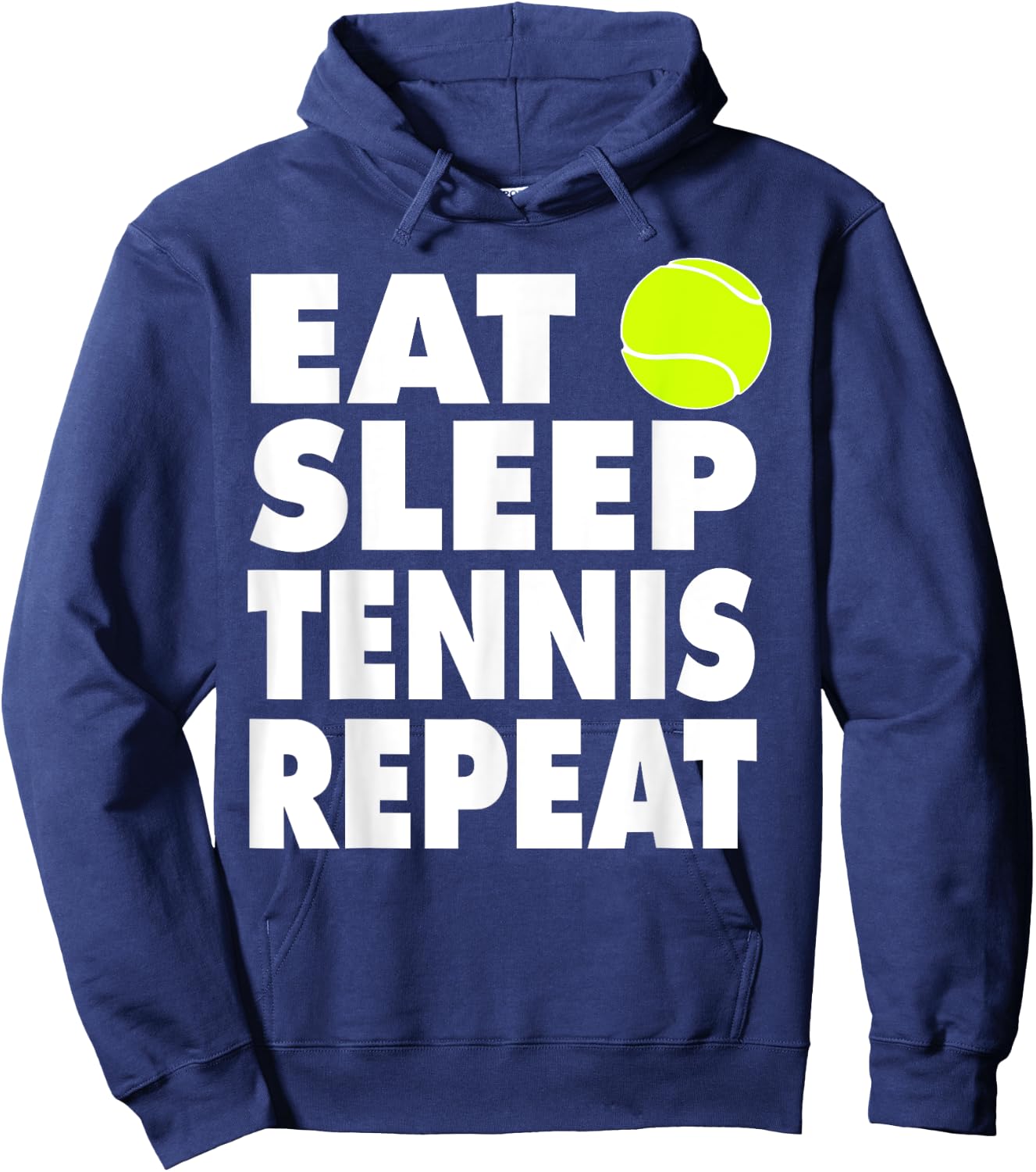 Eat Sleep Tennis Repeat Hoodie - Hoodie | Navy