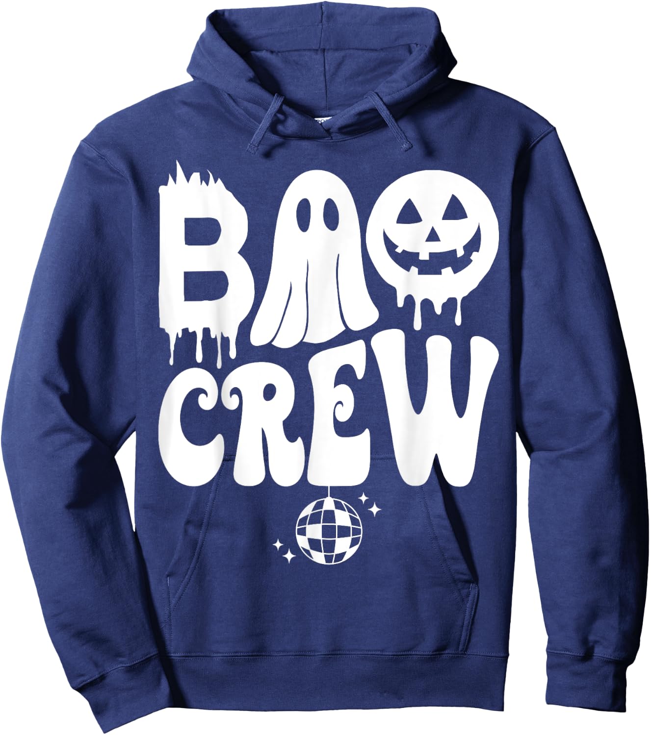 Boo Crew Bride Bridesmaid Bachelorette Halloween Matching Hoodie - Hoodie | Navy