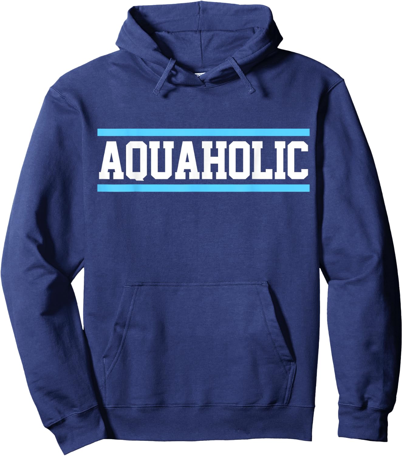 Funny Swimming Lover Swimmer Aquaholic I Love To Swim Hoodie - Hoodie | Navy
