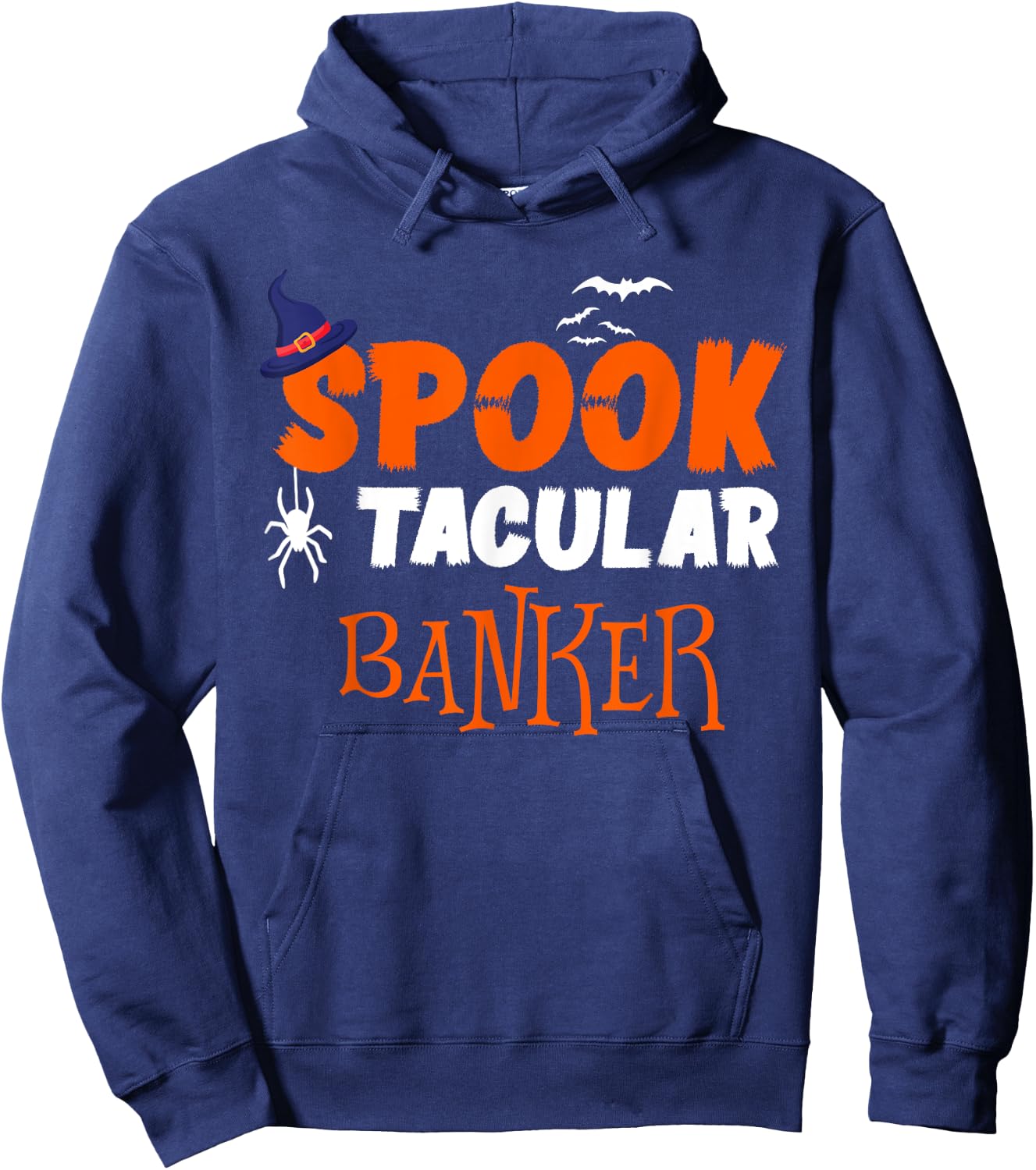 Spooktacular Banker Funny Halloween Costume Idea Hoodie - Hoodie | Navy