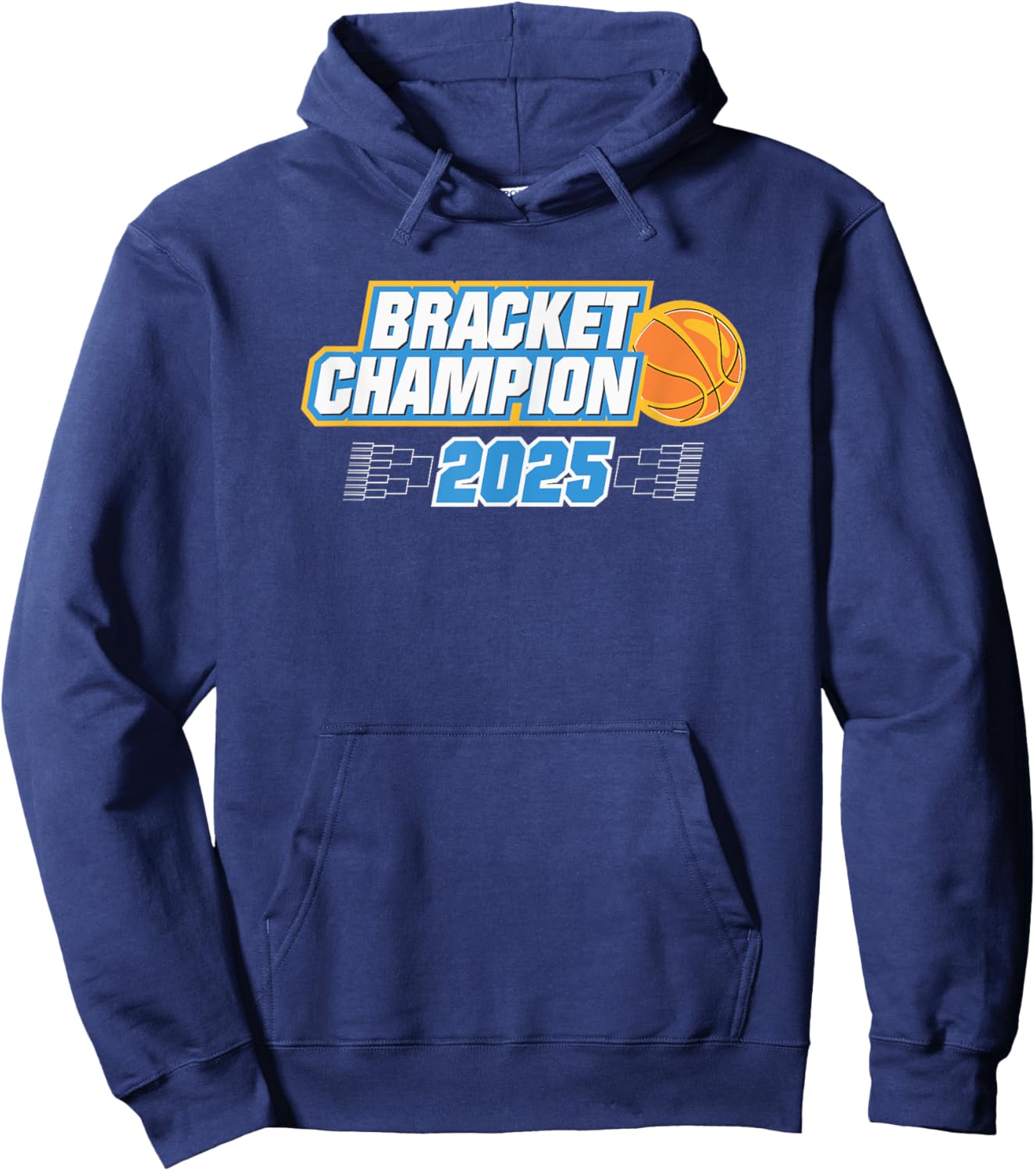 Basketball Bracket Champion 2025 Hoodie - Hoodie | Navy