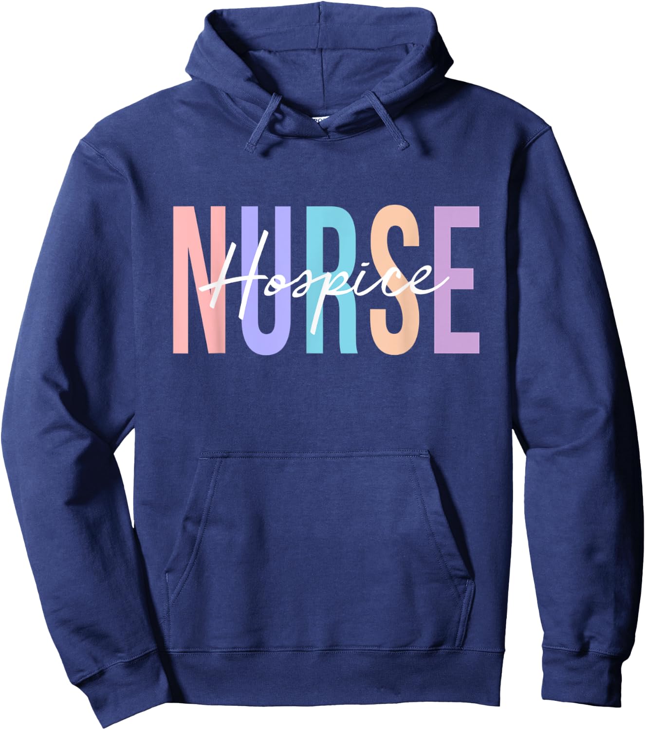 Hospice Nurse Registered Nurse RN Emergency Room Nurse Hoodie - Hoodie | Navy