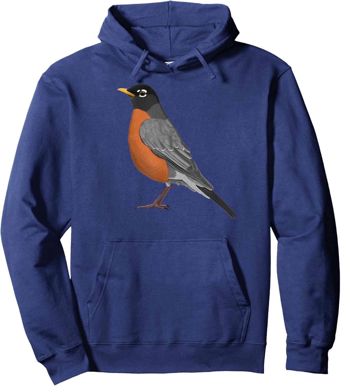 American Robin Bird Birder Birdlover Birdwatcher Animal Hoodie - Hoodie | Navy