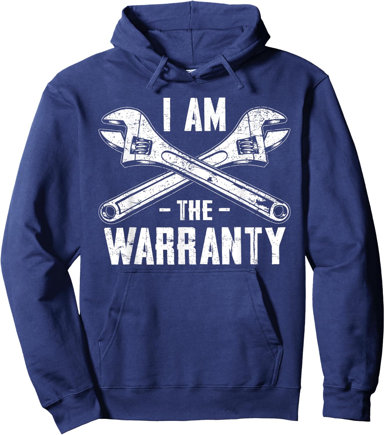 I am the warranty Funny design Hoodie - Hoodie | Navy