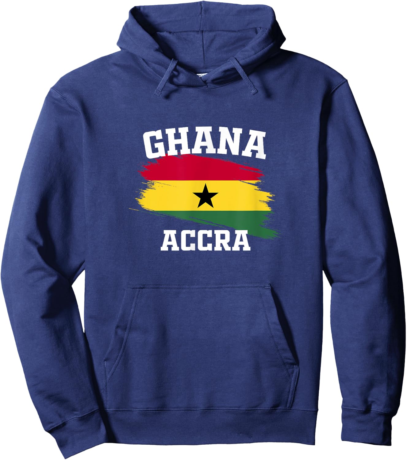 Ghana Flag Accra Vacation Africa Souvenirs Athletes Gifts Hoodie - Hoodie | Navy