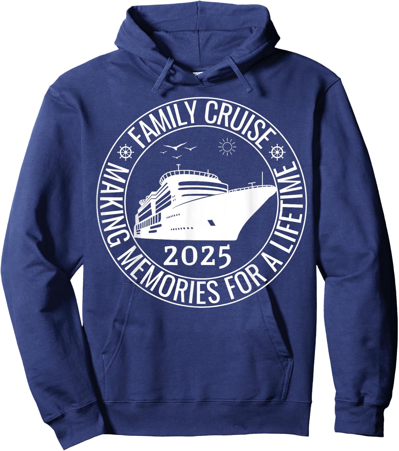 Family Cruise 2025 Making Memories For A Lifetime, Vacation Hoodie - Hoodie | Navy