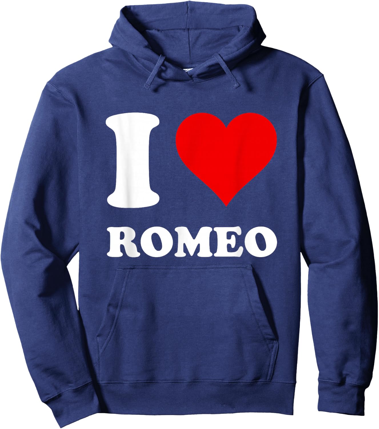I Love Romeo Hoodie - Hoodie | Navy