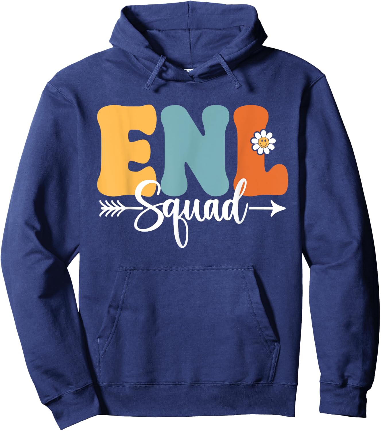 ENL Squad Back To School Teachers Students ENL Crew Men Women Girls Kids Hoodie - Hoodie | Navy