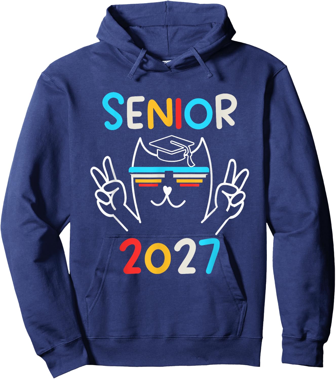 Class Of 2027 Hoodie - Hoodie | Navy