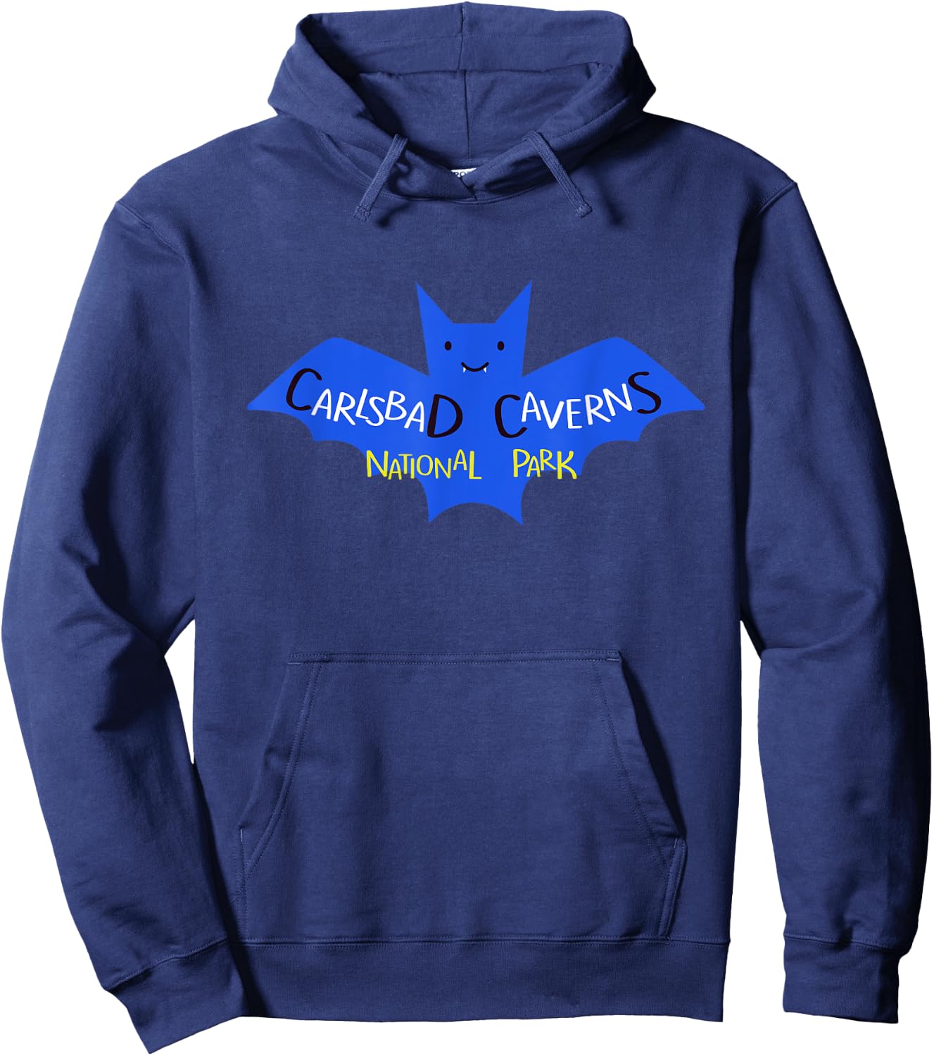 New Mexico Carlsbad Caverns Souvenir With A Cute Bat Hoodie - Hoodie | Navy