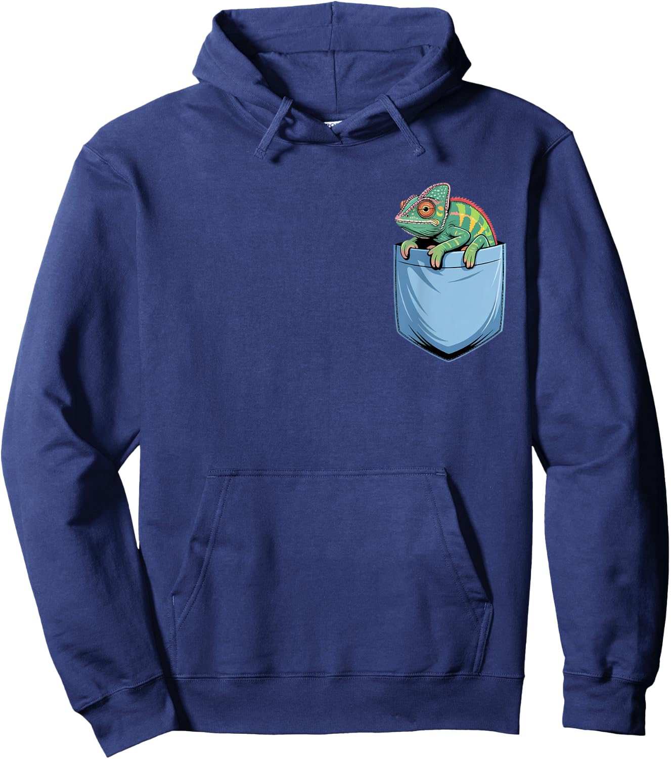 Cute Pocket Chameleon Lizard Lovers Herpetologist Hoodie - Hoodie | Navy