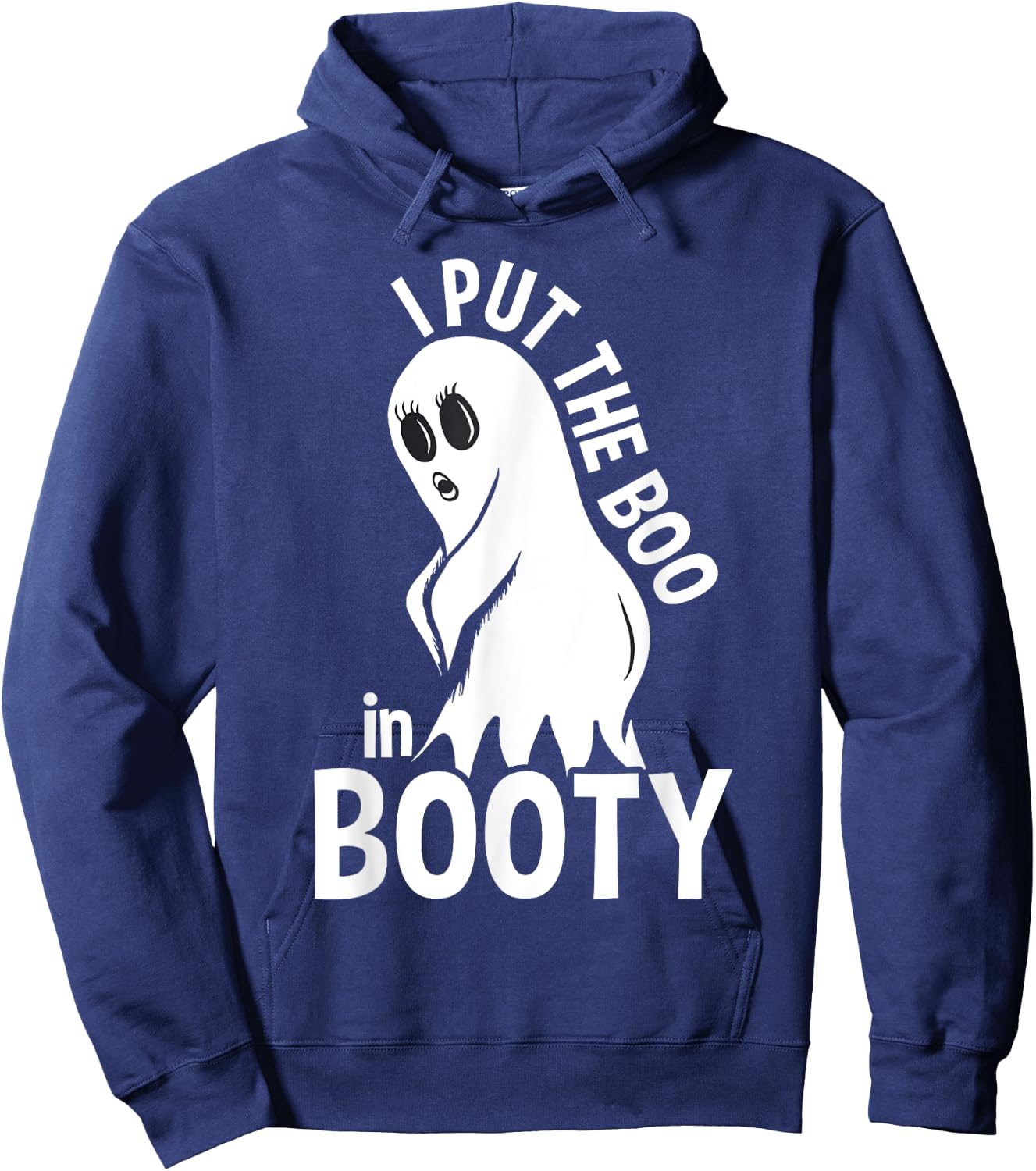 Funny Halloween Sexy Ghost I Put The Boo In Booty Hoodie - Hoodie | Navy