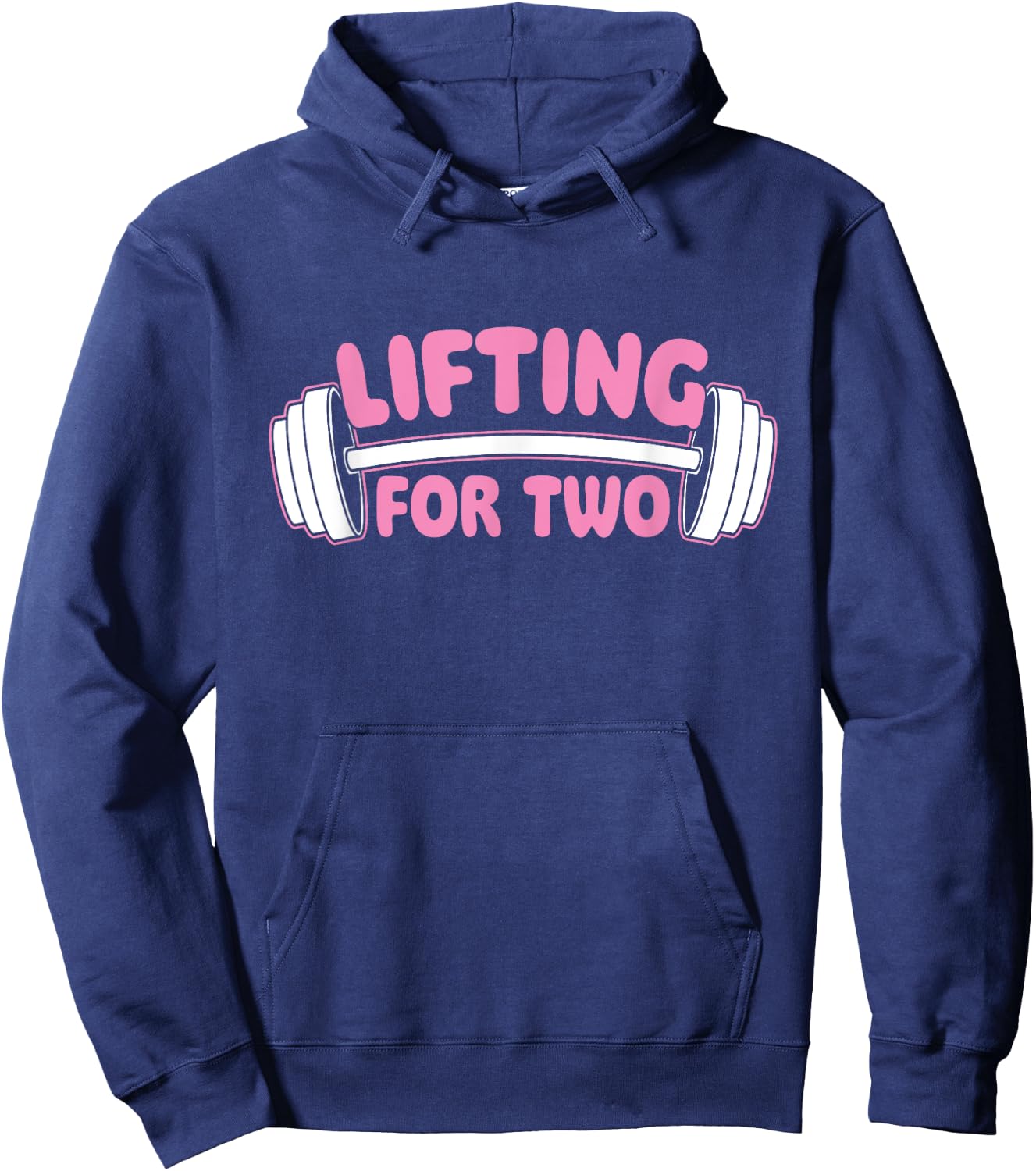Lifting For Two - Workout Gym Weightlifting Bodybuilding Hoodie - Hoodie | Navy