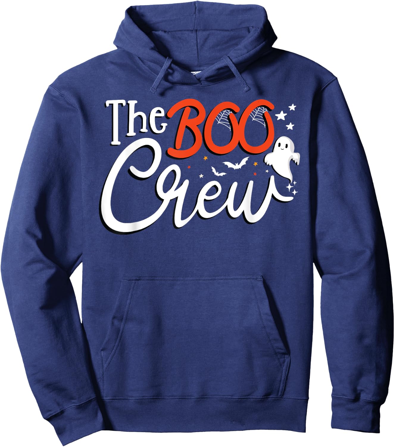 The Boo Crew A Ghost Vibes Group Matching Halloween Costume Hoodie - Hoodie | Navy