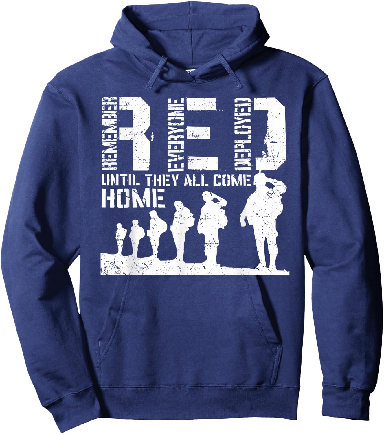 Red Friday Military Shirts I wear RED on Fridays Mom Women Hoodie - Hoodie | Navy