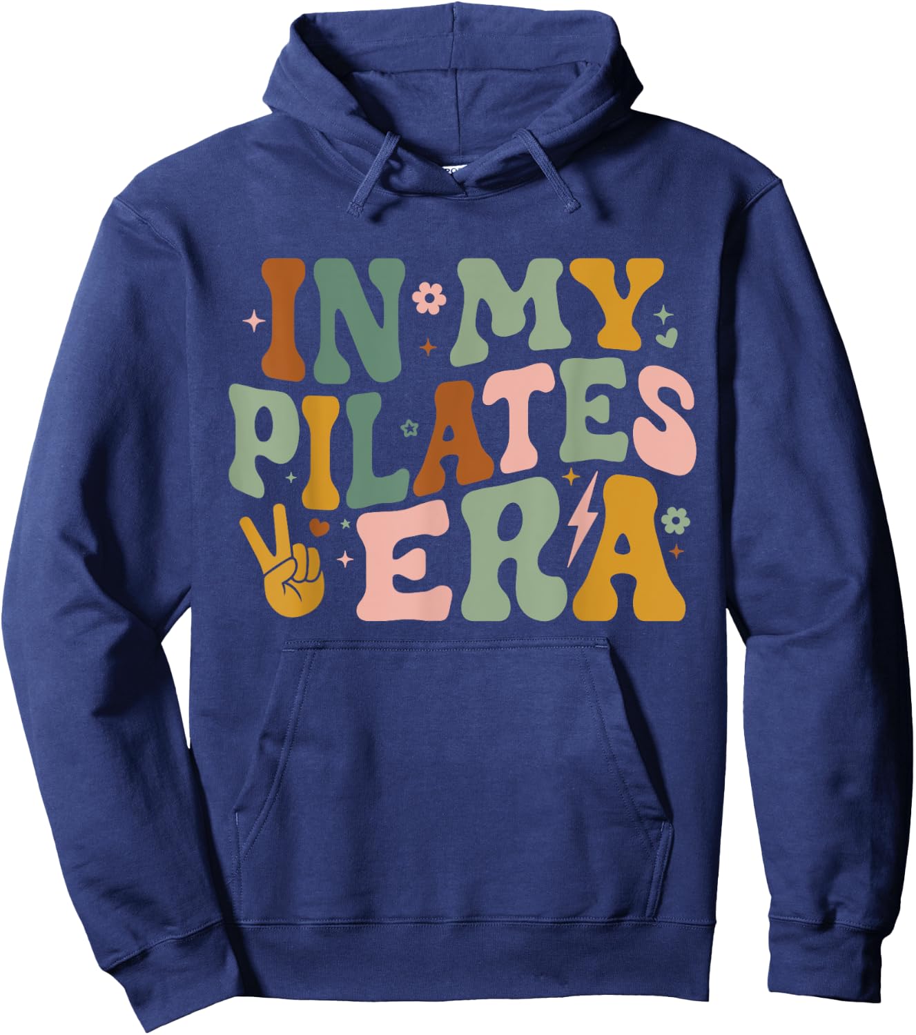 in My Pilates Era Funny Pilates Instructor Pilates Yoga Hoodie - Hoodie | Navy