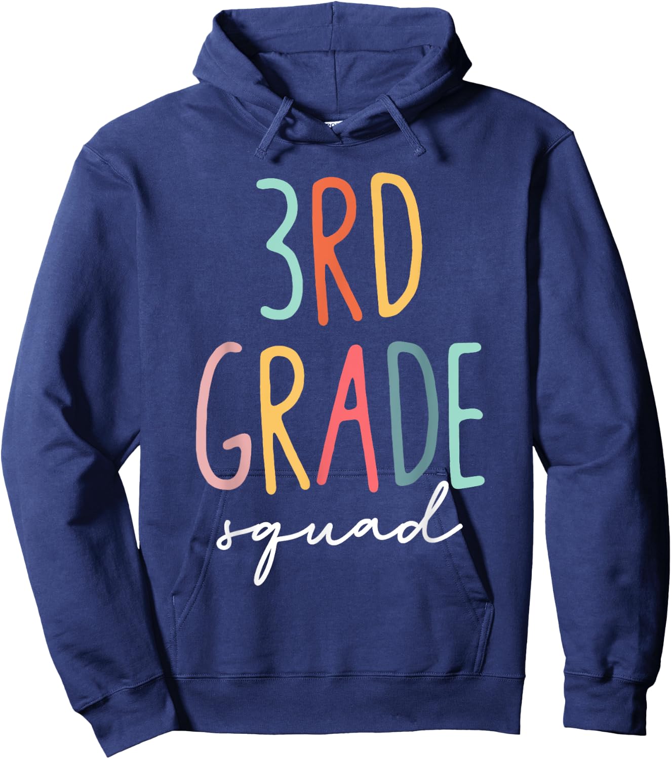 3rd Grade Squad Third Grade Teacher Crew Back To School Hoodie - Hoodie | Navy