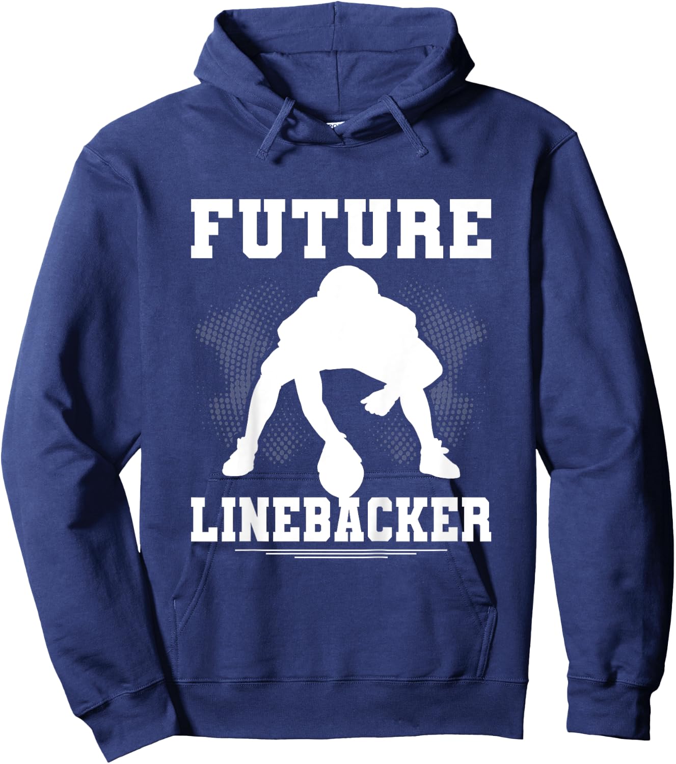 Kids Football Future Linebacker Toddler Team Position Hoodie - Hoodie | Navy