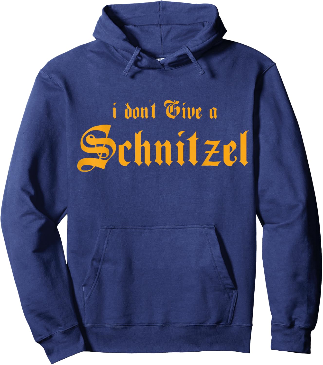 I Don't Give A Schnitzel Hoodie - Hoodie | Navy