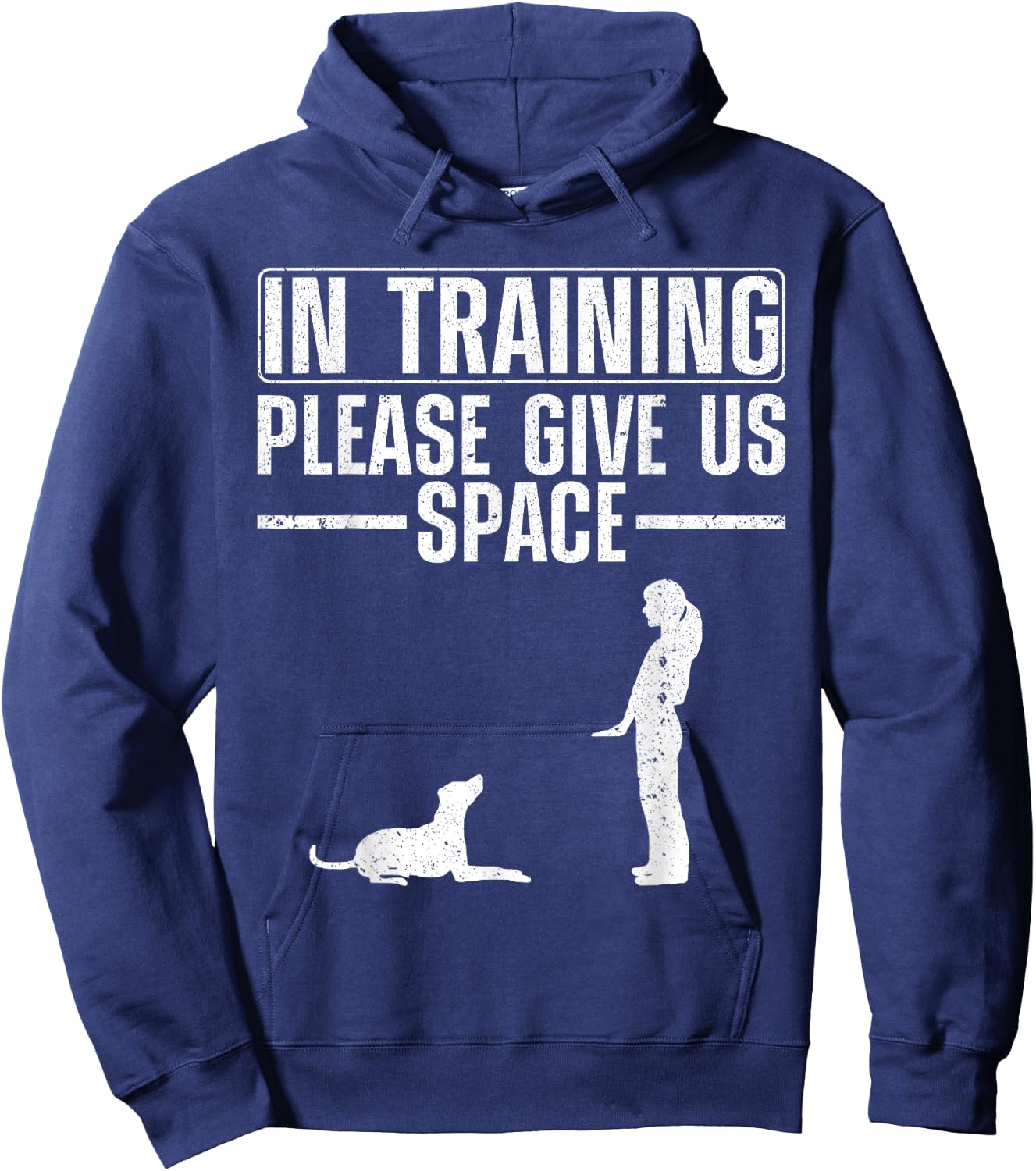 Funny Dog Training Art Women Dog Lovers Dog Trainer Hoodie - Hoodie | Navy