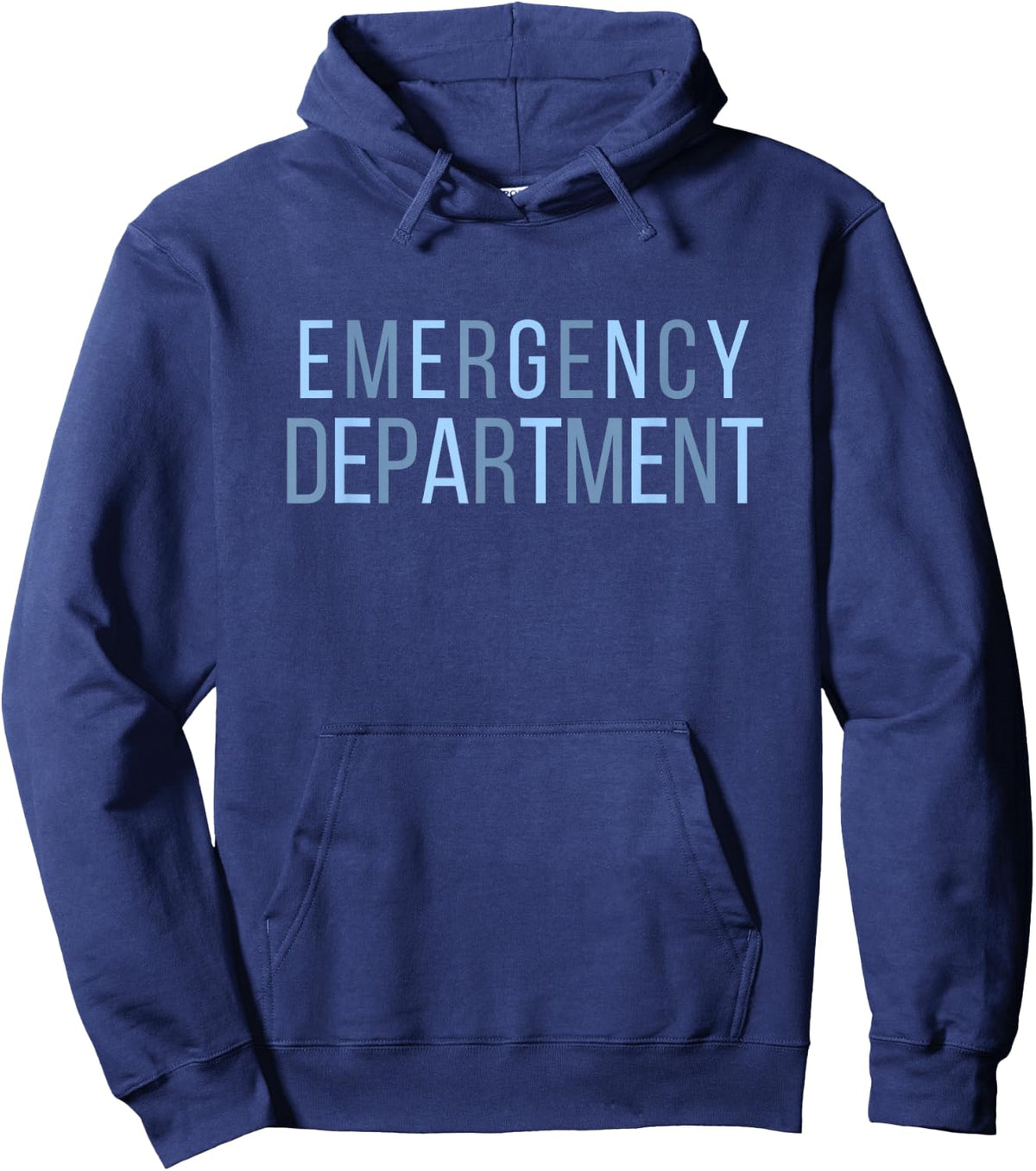 Emergency Department ER Tech Emergency Room Nurse Hoodie - Hoodie | Navy