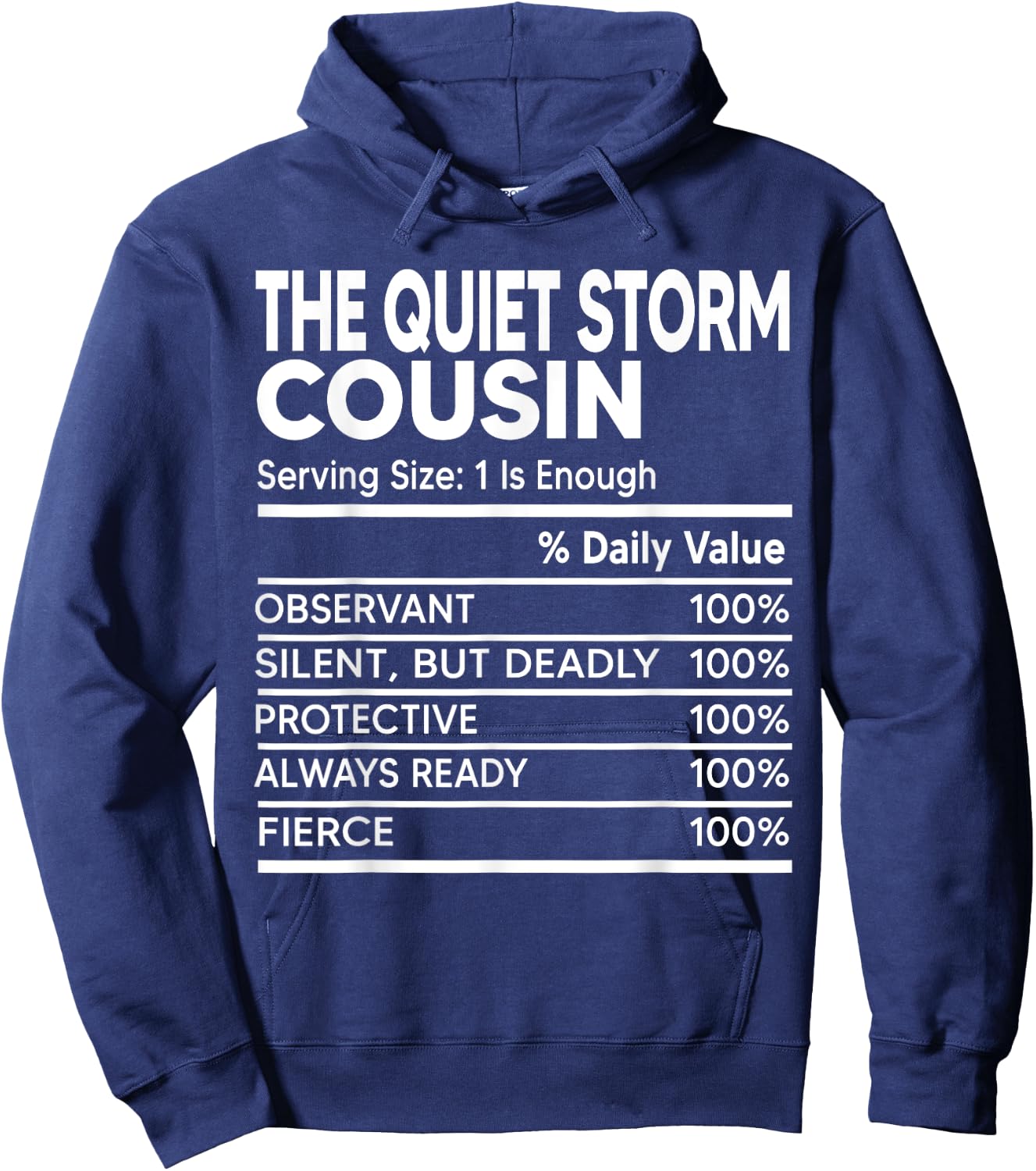 Member Of The Crazy Cousin Crew Matching Family Funny Facts Hoodie - Hoodie | Navy