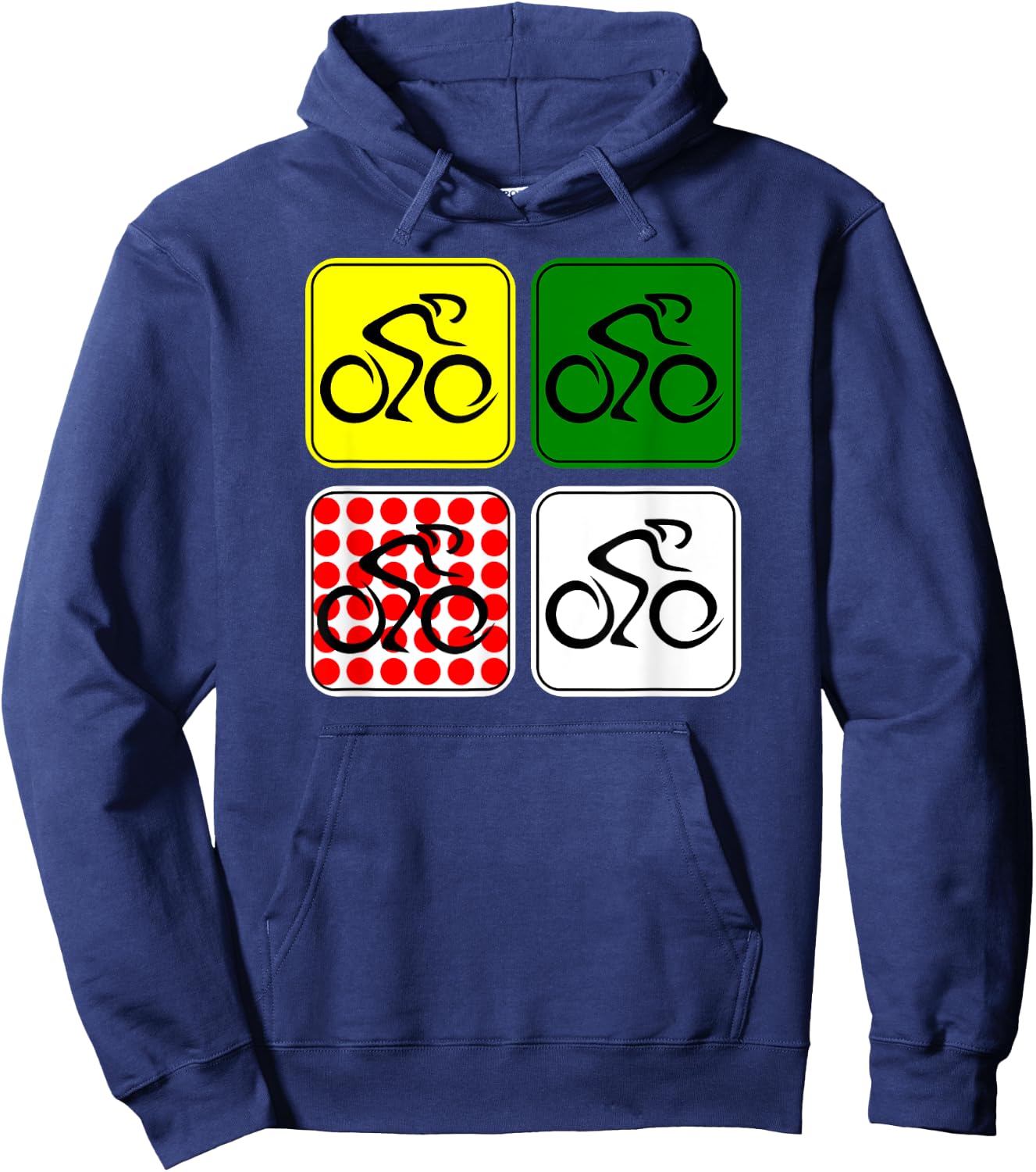 Racing Road Bike Jersey Bicycle Cycling Race Biking Hoodie - Hoodie | Navy