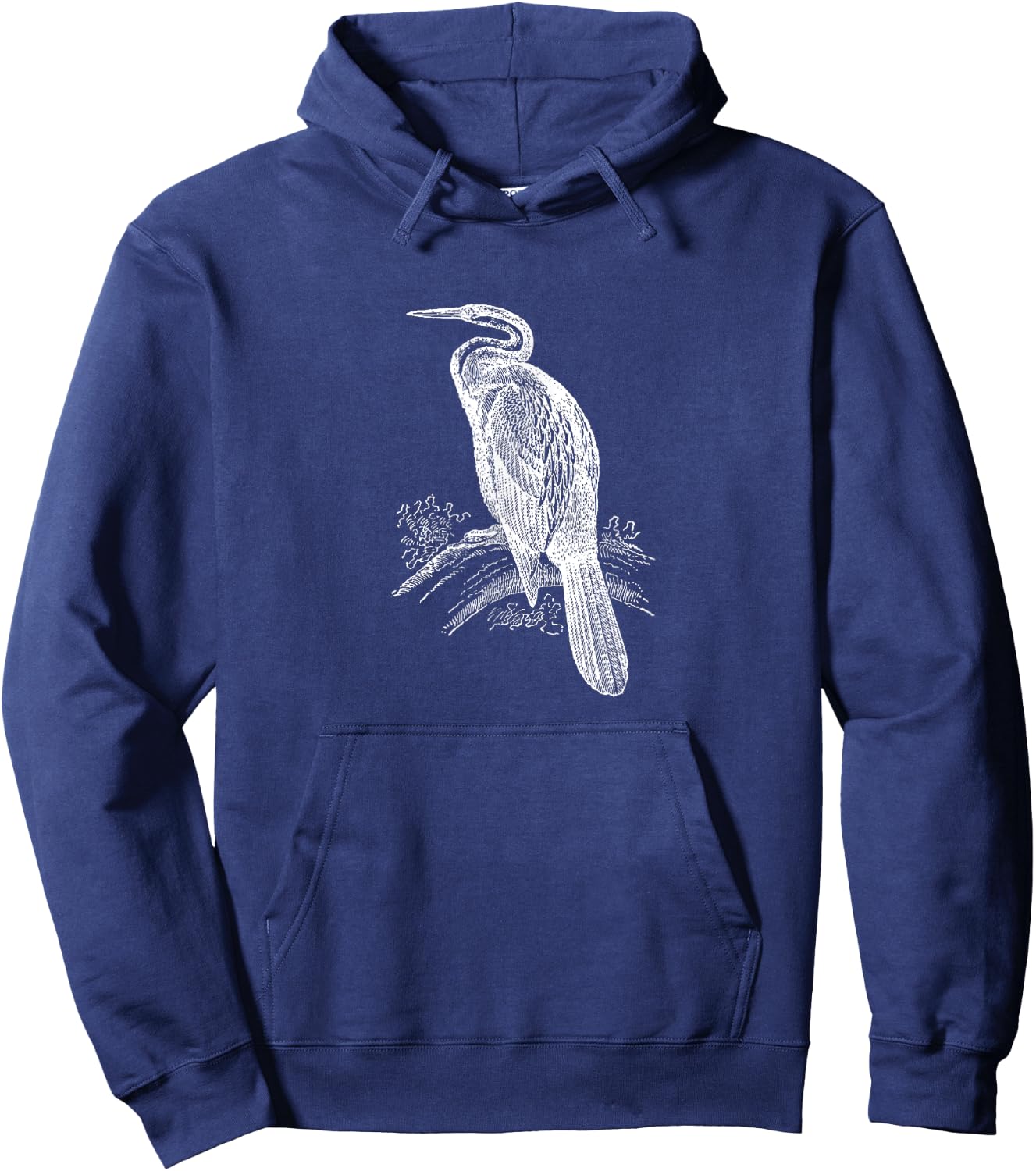 Anhinga Snake Bird Darter Bird Anhinga Cormorant Hoodie - Hoodie | Navy