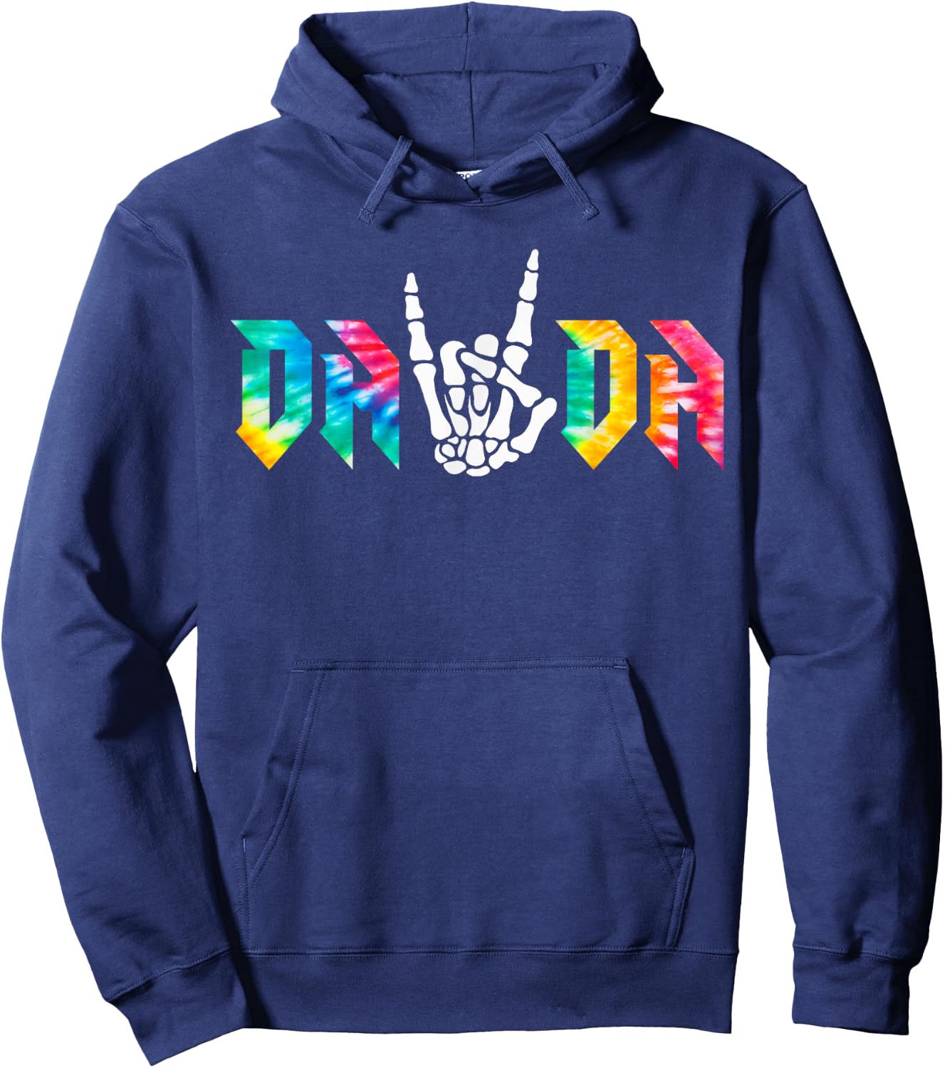 Dada Of The Bad Two the Bone Birthday 2 Years Old Birthday Hoodie - Hoodie | Navy