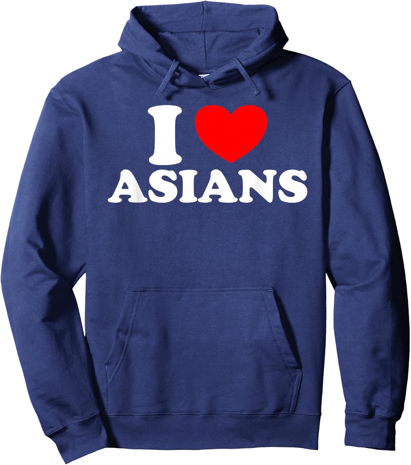 I Love Asian Women I Heart Asians Hoodie - Hoodie | Navy