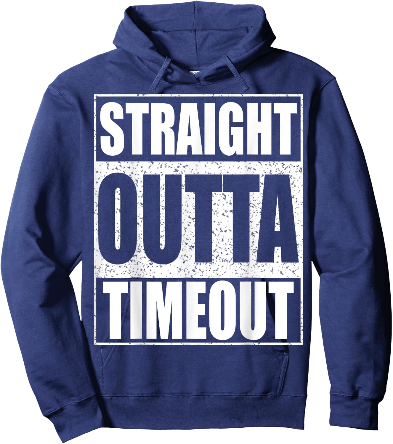 Straight Outta Timeout Kids Boy Girl Toddler Shirt Hoodie - Hoodie | Navy
