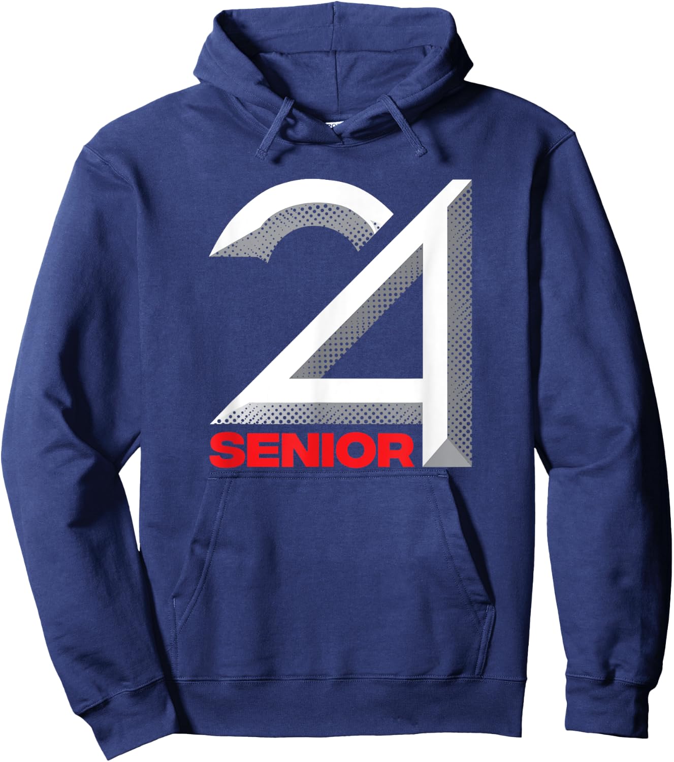 Senior Class Of 2024 Shirt Graduation High School College Hoodie - Hoodie | Navy