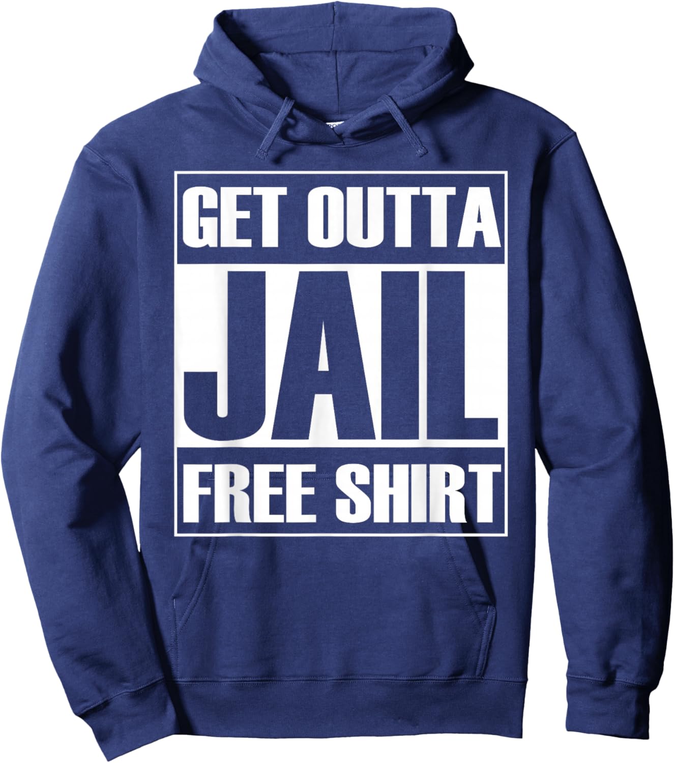 Get Outta Jail Free Hoodie - Hoodie | Navy